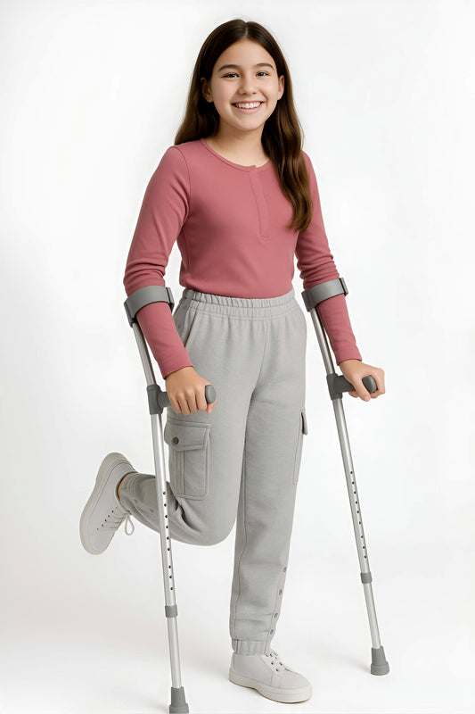 Adaptive Kids Cargo Joggers Pants: Elastic Waist, And Easy-Undressing Side Zipper