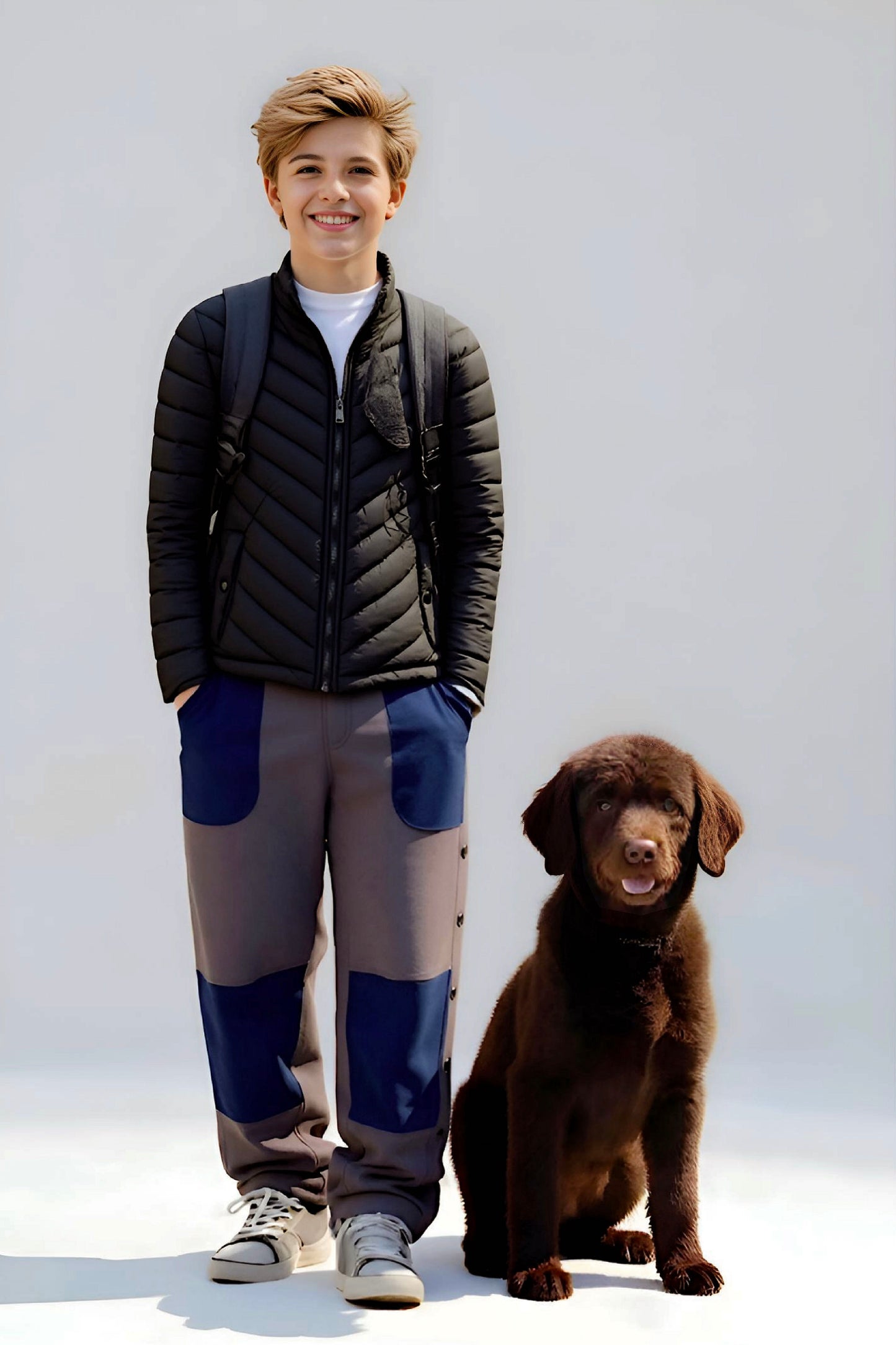 Kids Boy's Jacket Detachable Hood