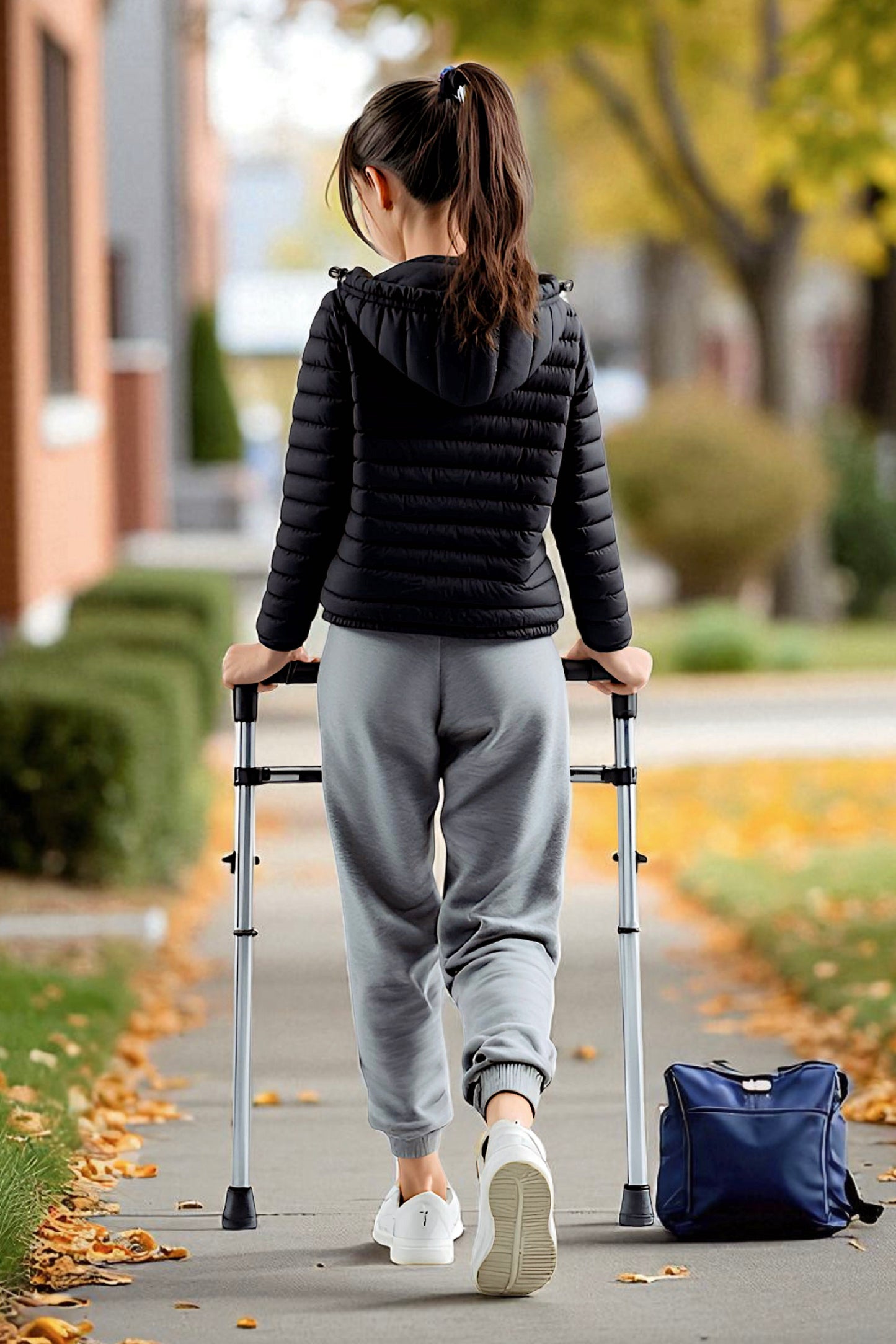 Kids Girls Jacket Detachable Hood