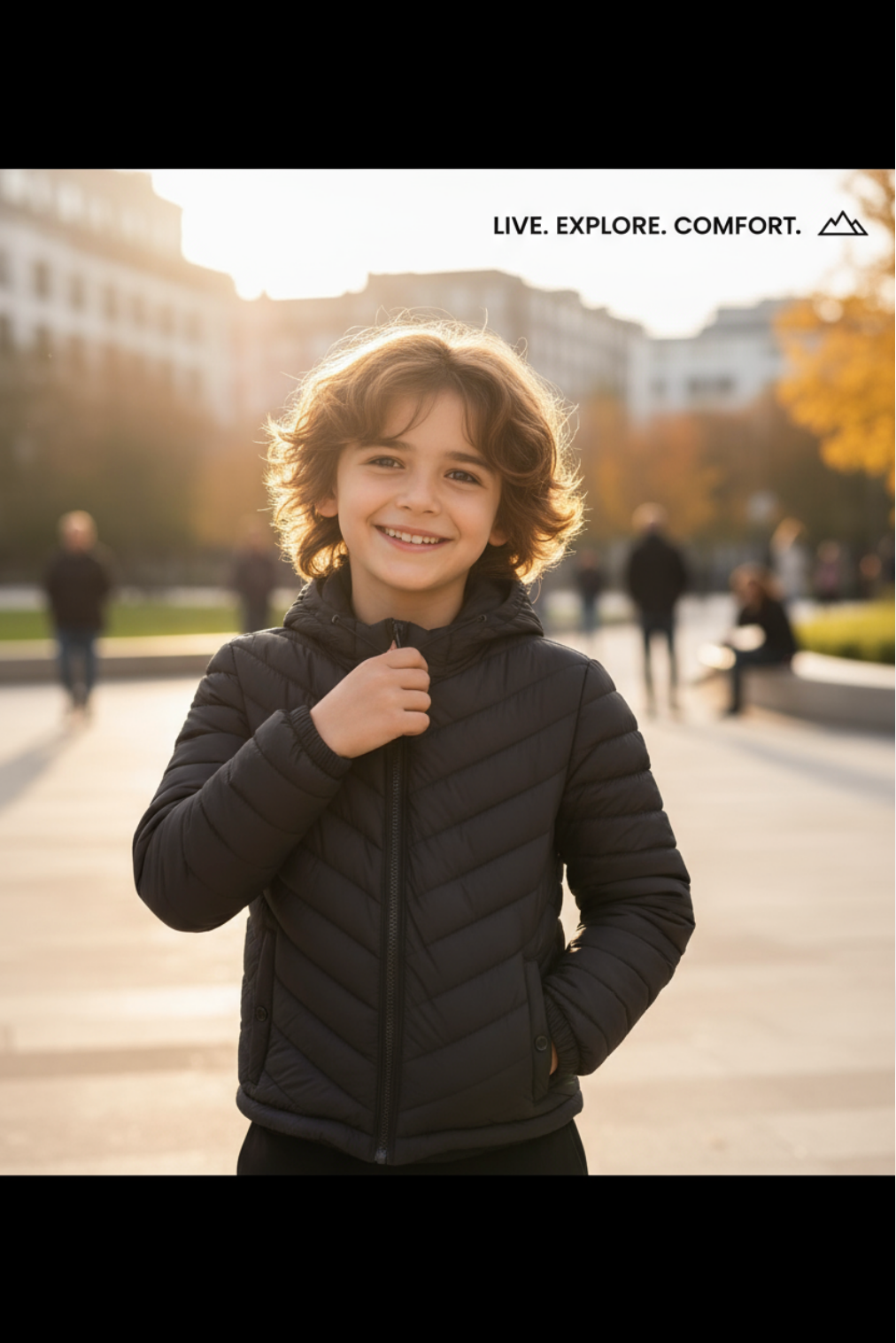 Kids Boy's Jacket Detachable Hood