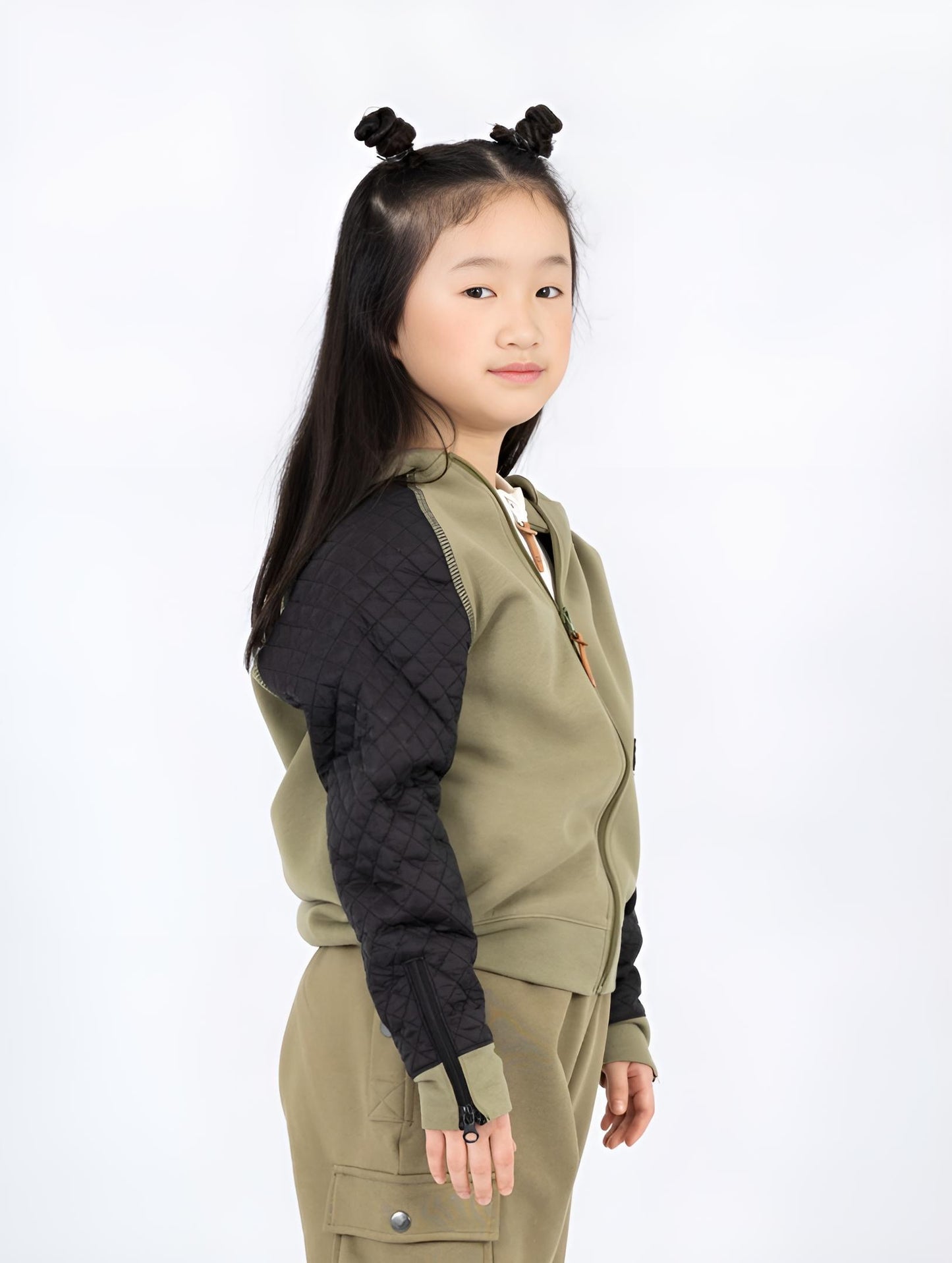 Adaptive Kids Hoodie, With Magnetic Zipper For Easy-Undressing, Fashion Sleeve & Pocket