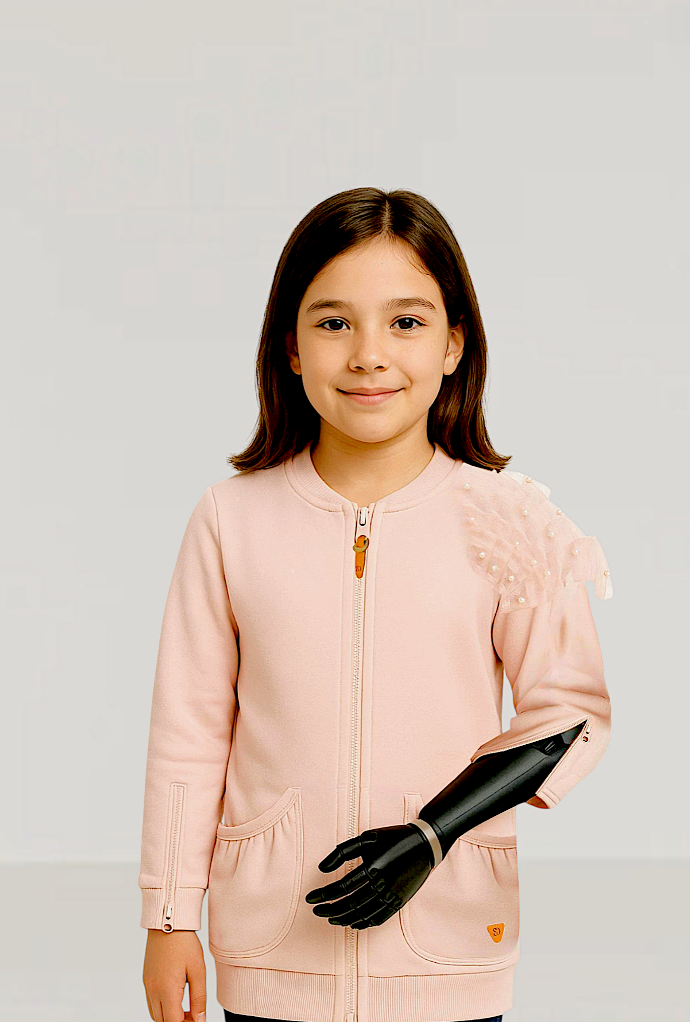 Adaptive Kids Dolman Sleeve Sweatshirt, with Magnetic Zipper & Sleeve Easy Undressing