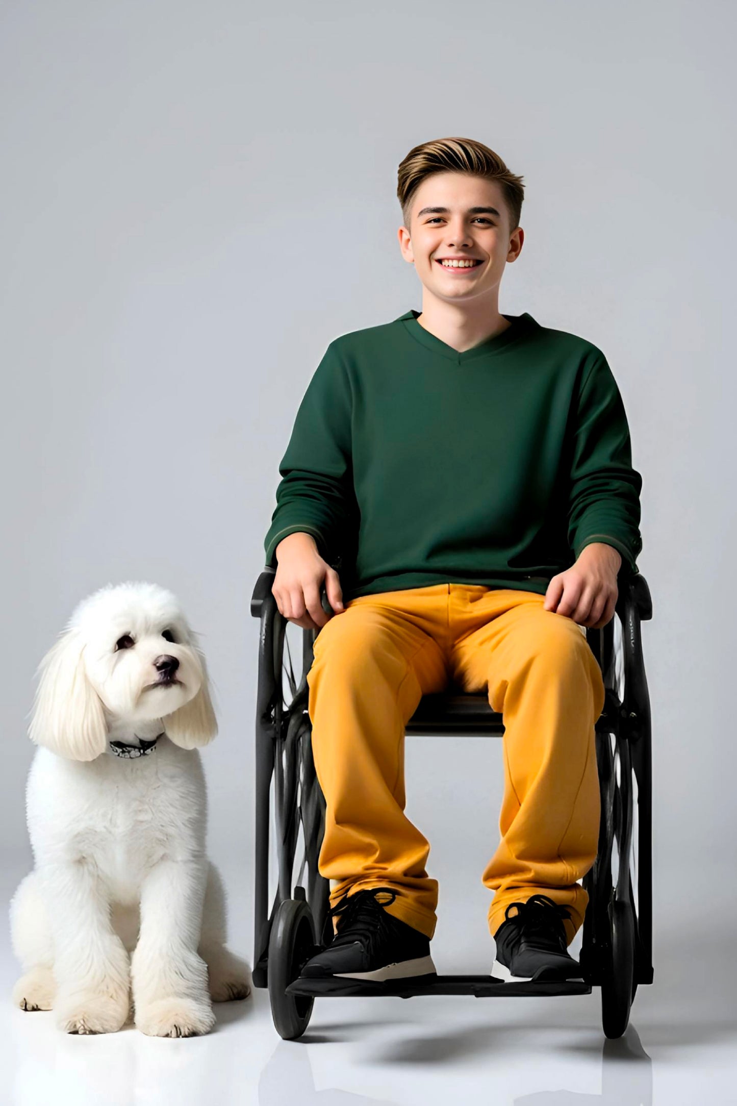 Adaptive Kids Sweatpants: Adjustable Elastic Waist, Zippered Sides for Easy Undressing