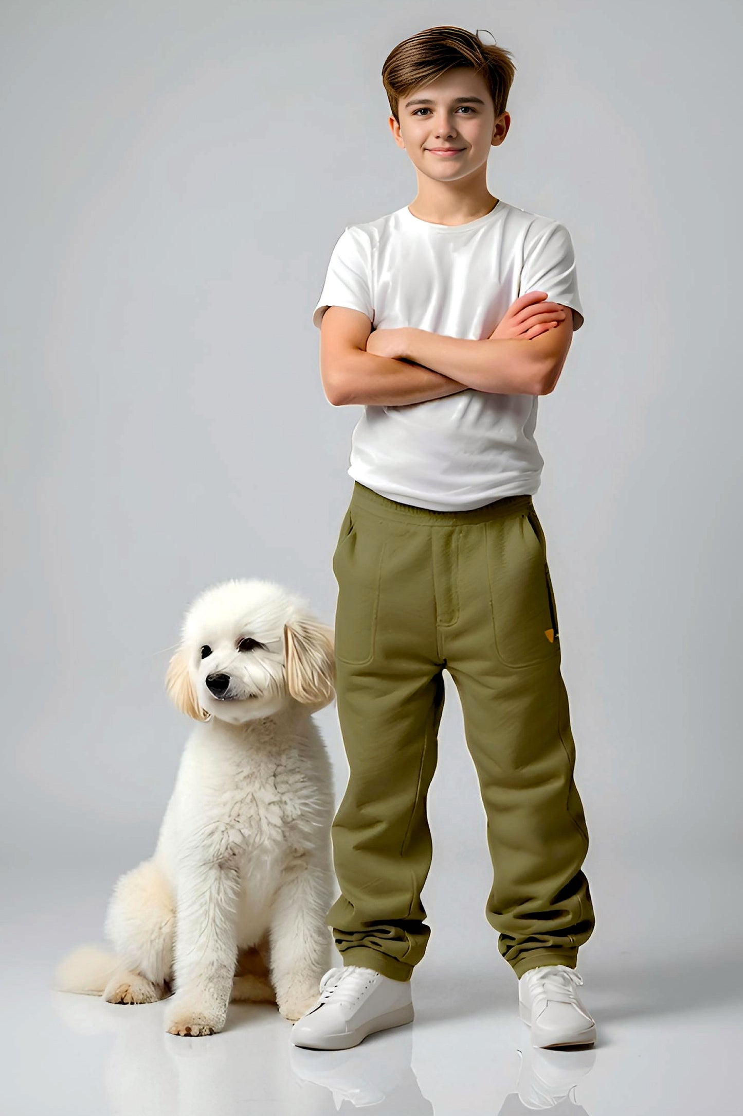 Adaptive Kids Sweatpants: Adjustable Elastic Waist, Zippered Sides for Easy Undressing