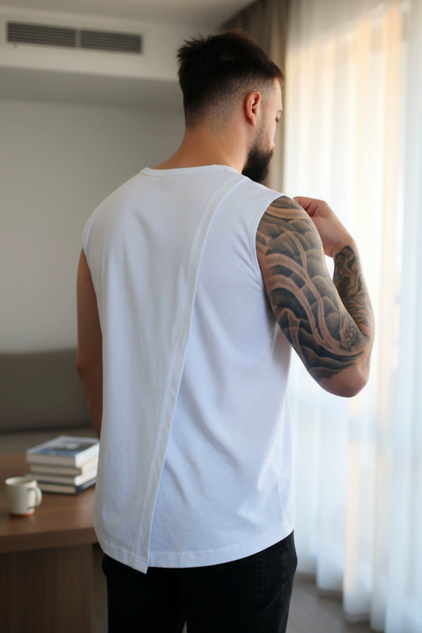 Men’s Adaptive Clothing: Tank Tops with Functional Design and Soft Fabric