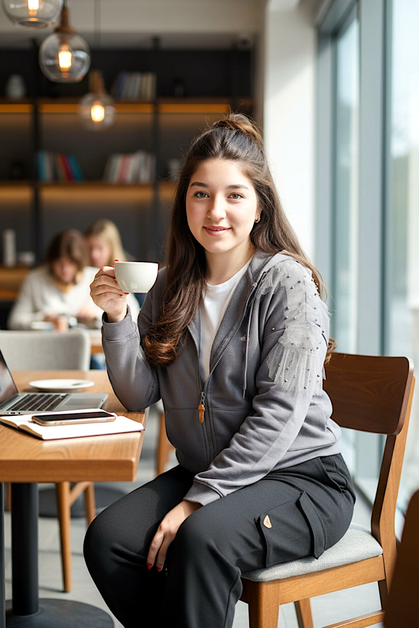 Adaptive Kids Dolman Sleeve Sweatshirt, with Magnetic Zipper & Sleeve Easy Undressing