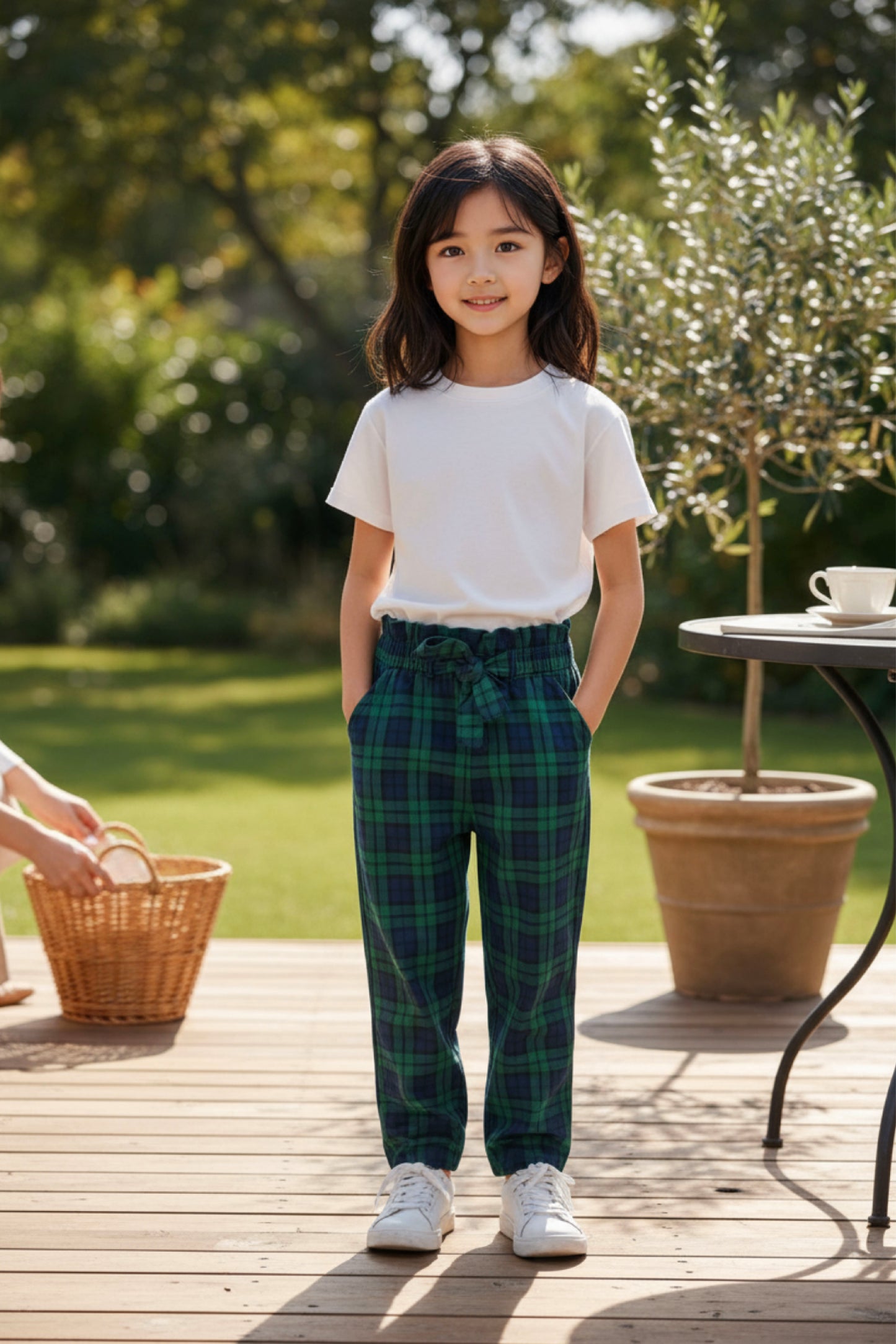 Adaptive Kids Stretch Pants: Elastic Waistband, Full Side Zipper for Easy Undressing