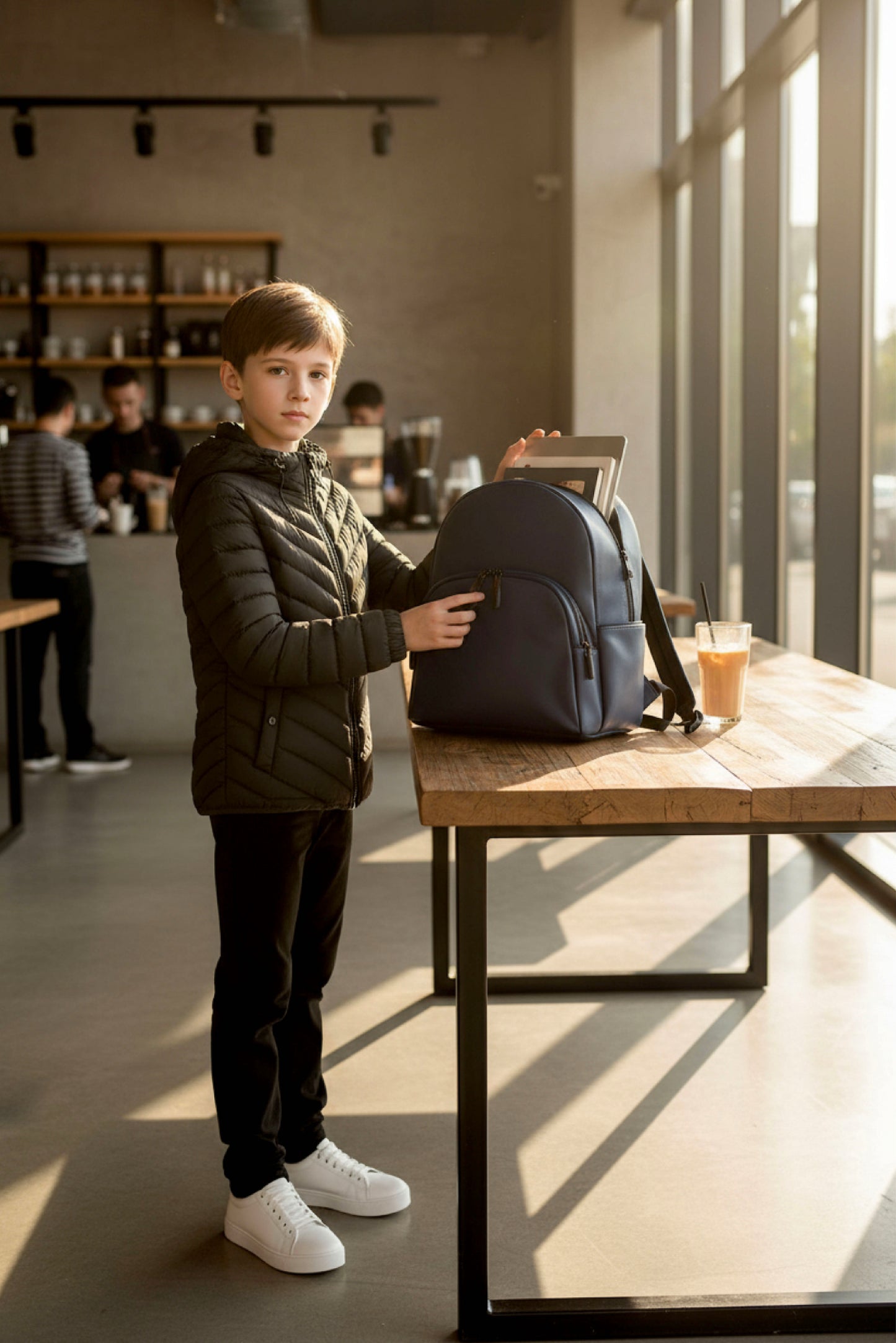 Kids Boy's Jacket Detachable Hood