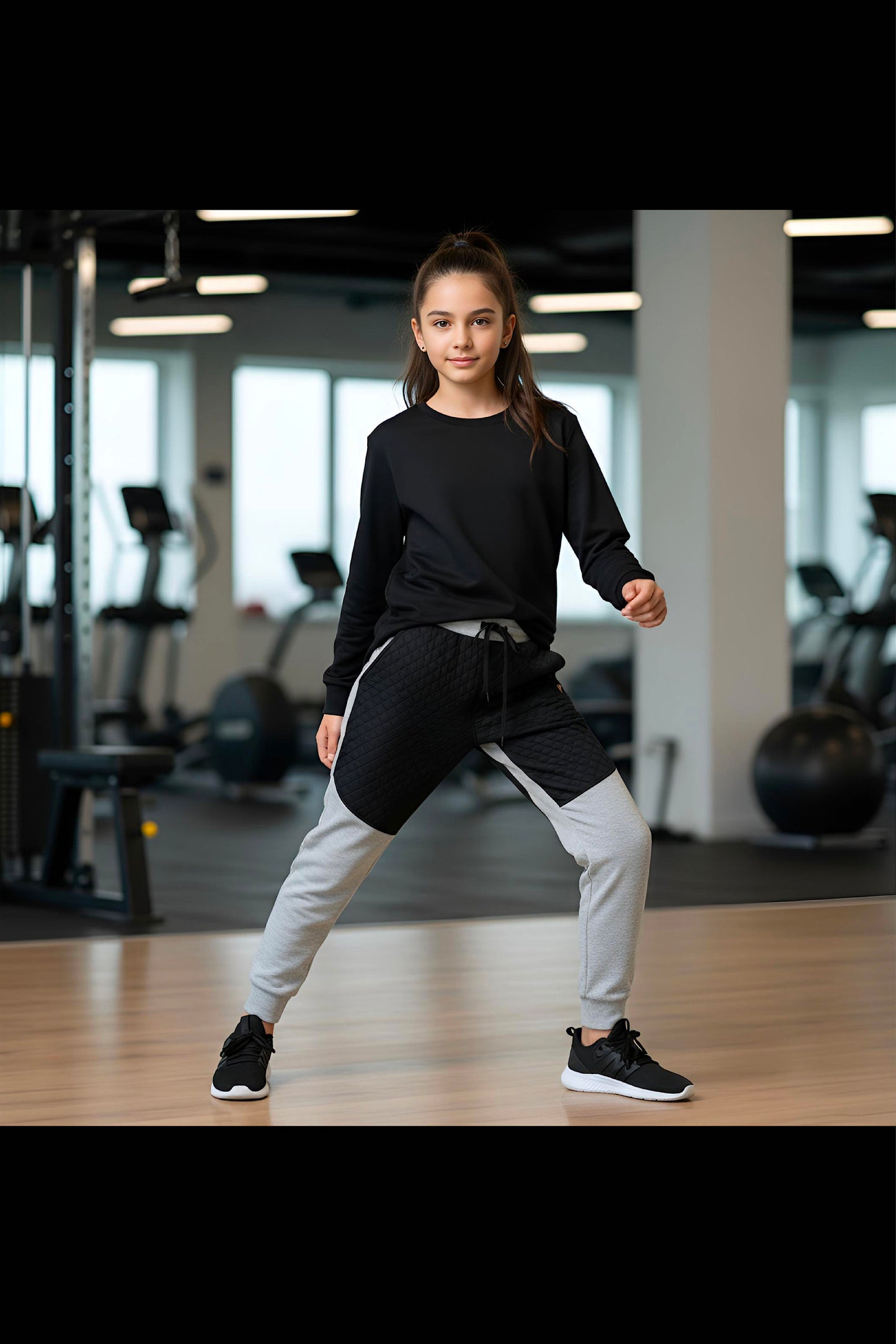 Adaptive Kids Pants with Elastic Waist & Full Side Zipper for Easy Undressing