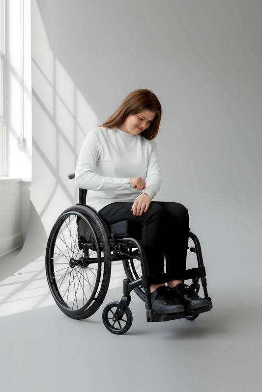 Women's Adaptive Medical Clothing: Comfort and Accessibility Top with Dual Zippers and Invisible Sleeves