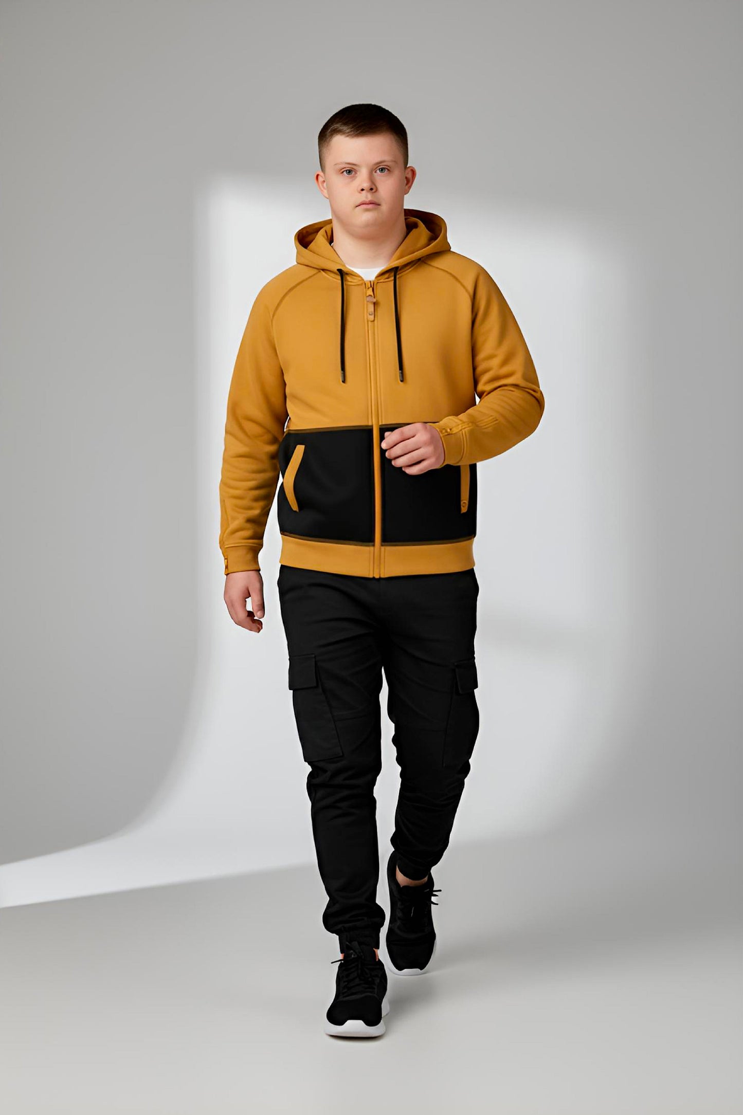 Adaptive Kids Hoodie with Magnetic Zipper & Easy-Undress Sleeves