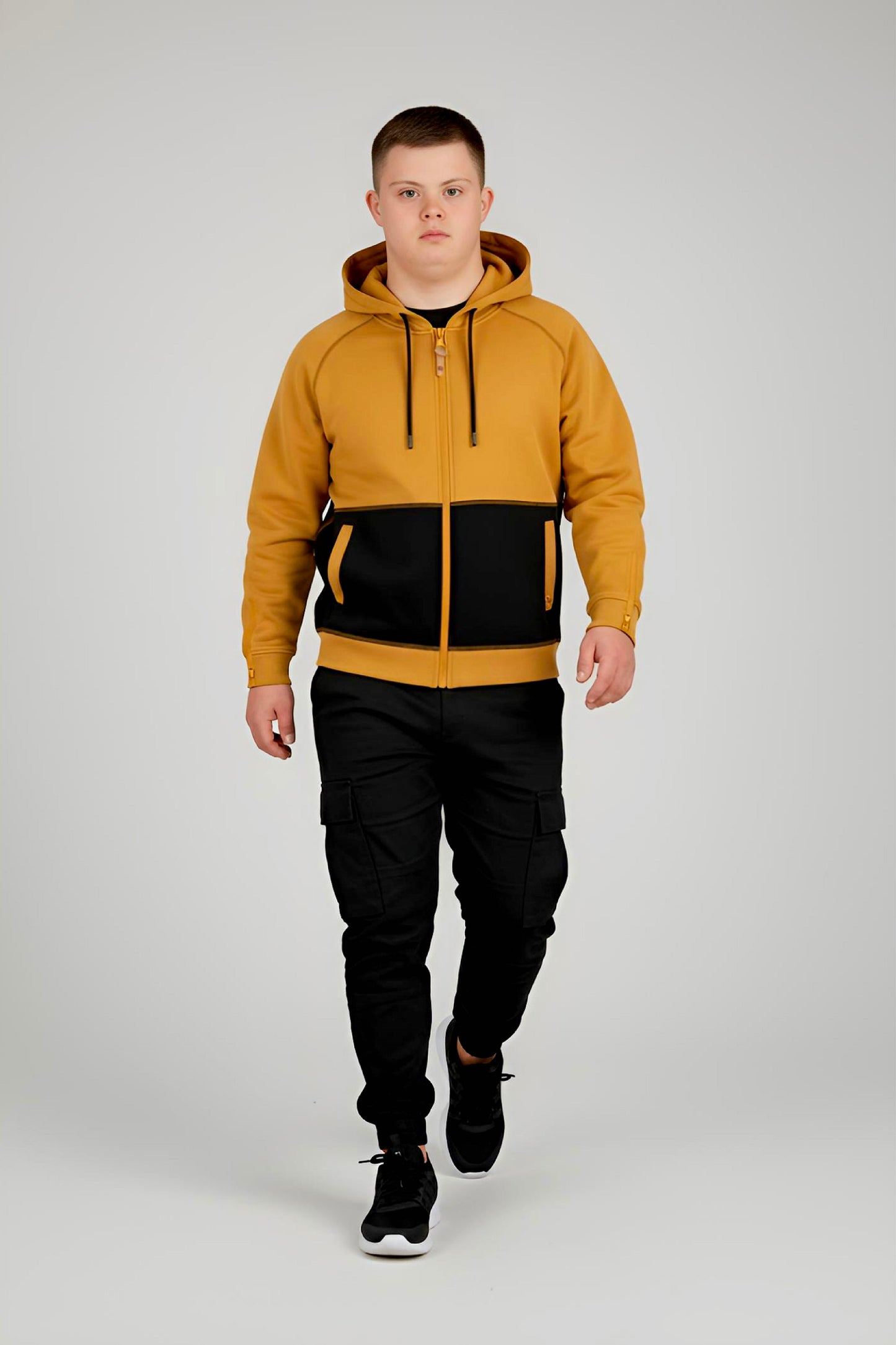 Adaptive Kids Hoodie with Magnetic Zipper & Easy-Undress Sleeves