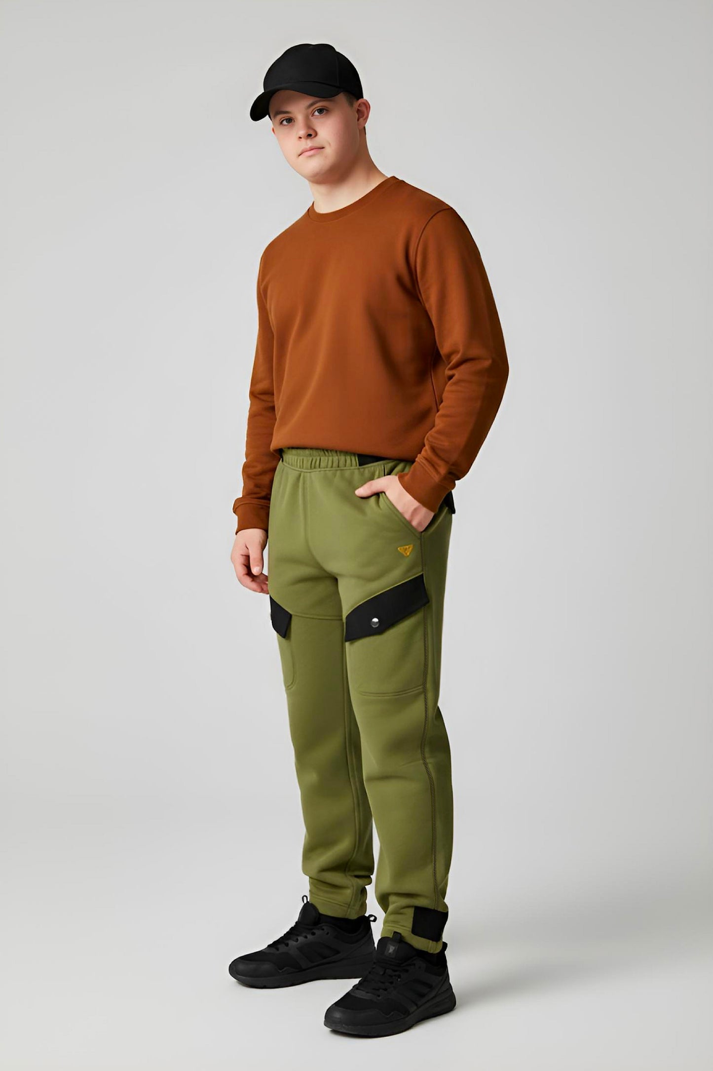 Adaptive Kids Polar Pants: Adjustable Waist, Full Side Zipper for Easy Undressing