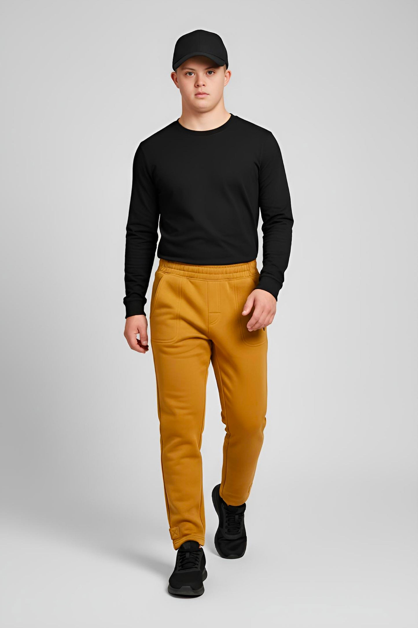 Adaptive Kids Sweatpants: Adjustable Elastic Waist, Zippered Sides for Easy Undressing