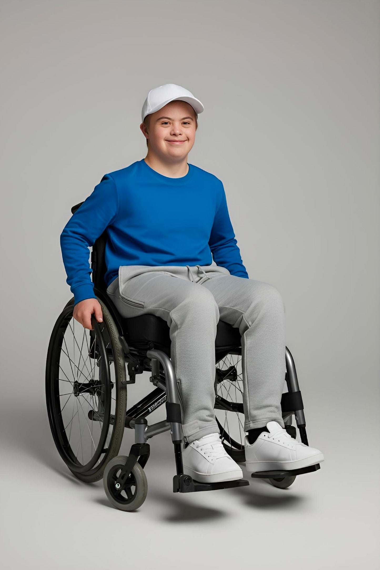 Adaptive Kids Sweatpants: Adjustable Elastic Waist, Zippered Sides for Easy Undressing