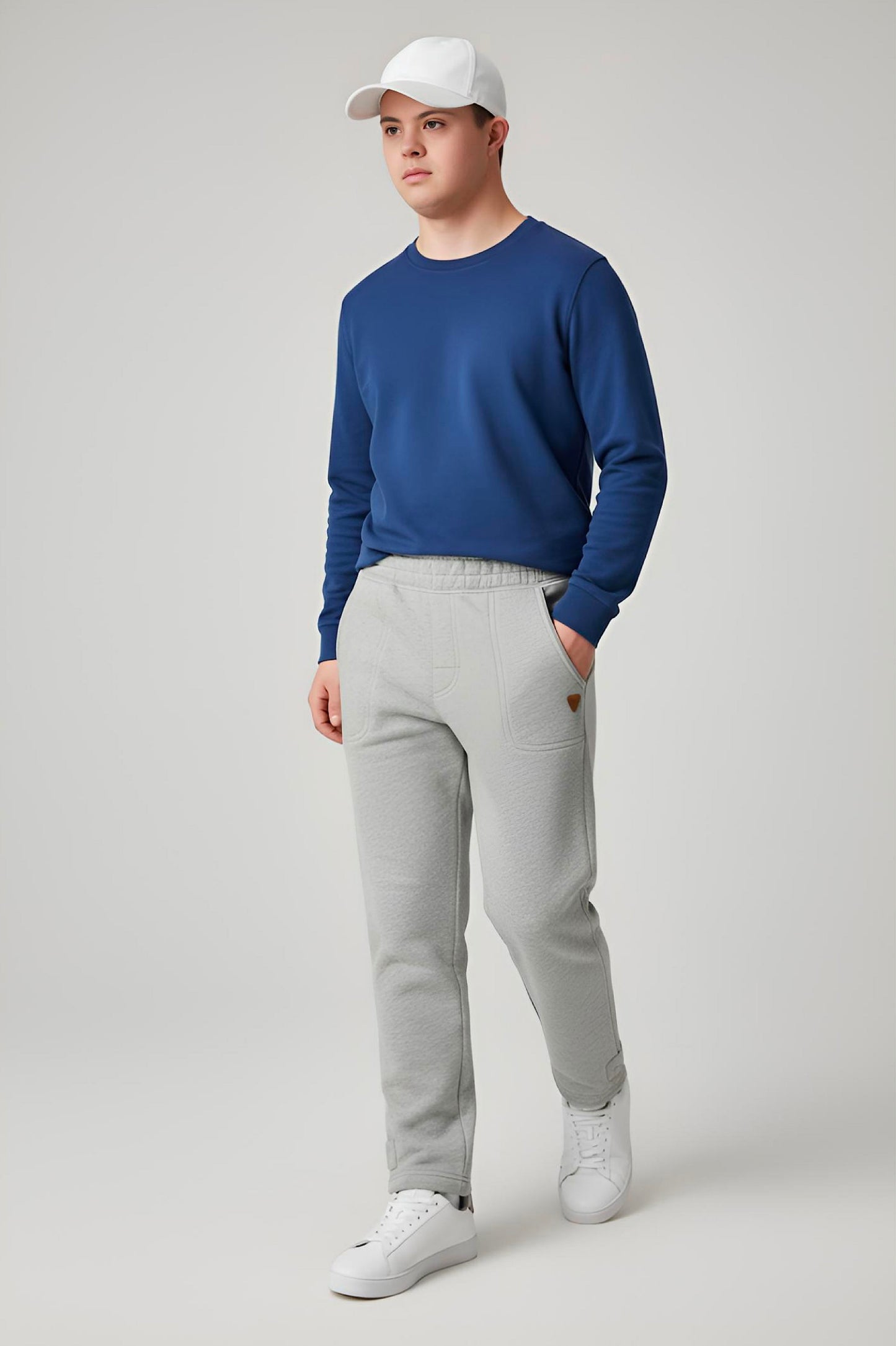 Adaptive Kids Sweatpants: Adjustable Elastic Waist, Zippered Sides for Easy Undressing