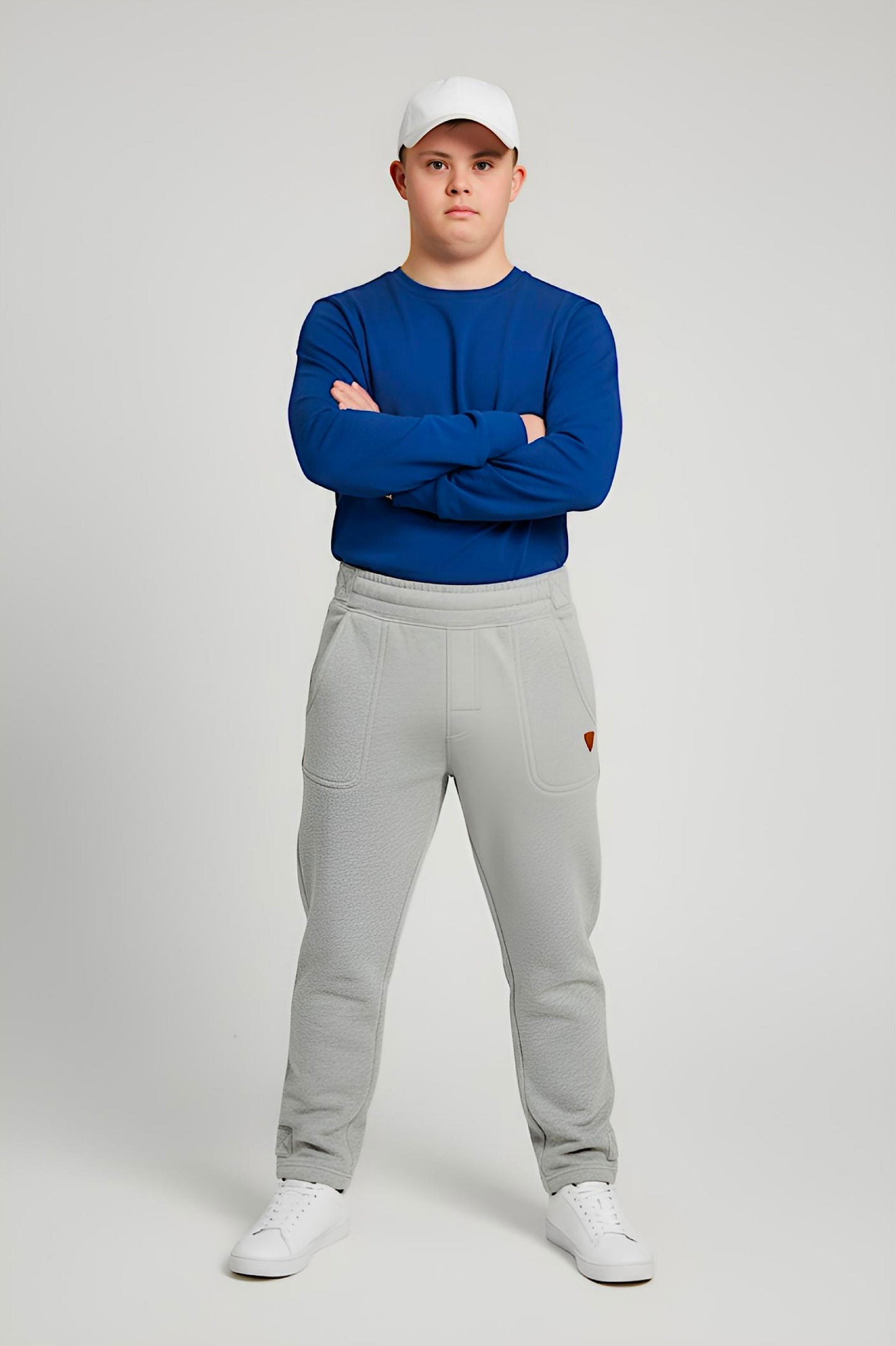 Adaptive Kids Sweatpants: Adjustable Elastic Waist, Zippered Sides for Easy Undressing
