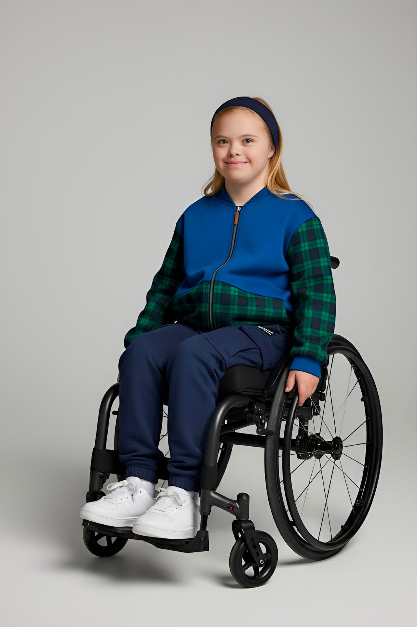 Adaptive Kids Sweatshirt: Magnetic Zipper, Easy-Undressing Sleeves