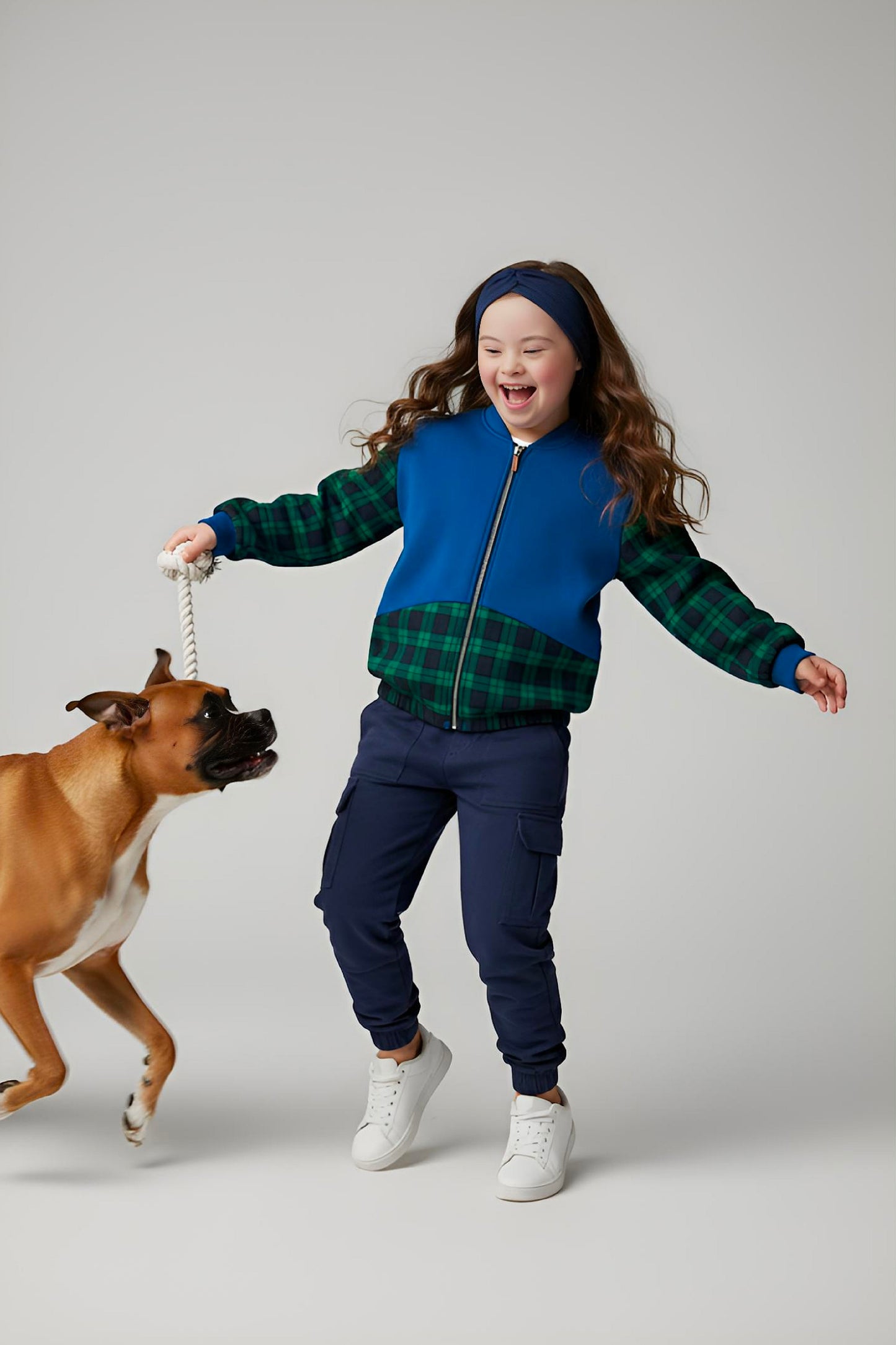 Adaptive Kids Sweatshirt: Magnetic Zipper, Easy-Undressing Sleeves