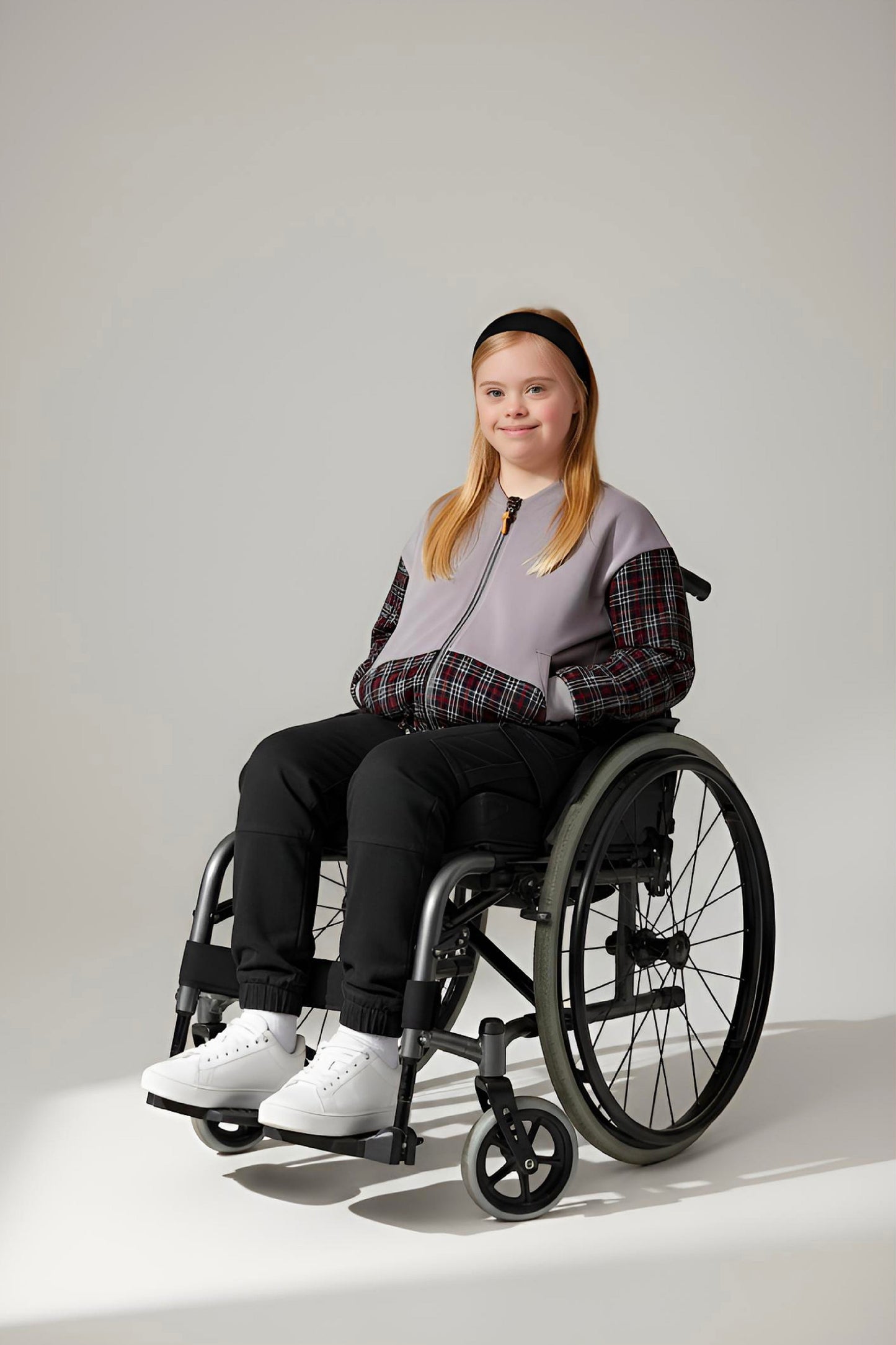 Adaptive Kids Sweatshirt: Magnetic Zipper, Easy-Undressing Sleeves