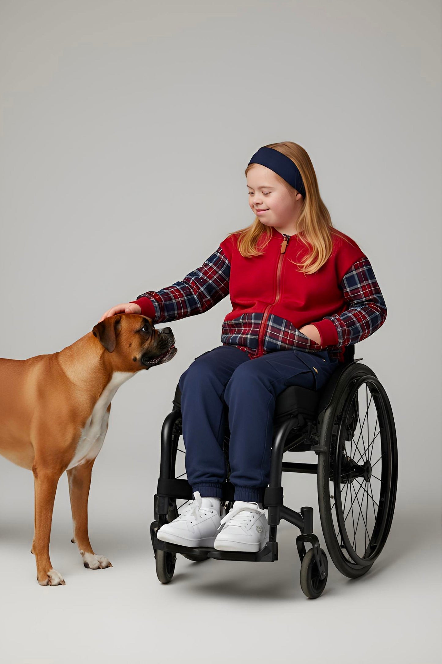 Adaptive Kids Sweatshirt: Magnetic Zipper, Easy-Undressing Sleeves