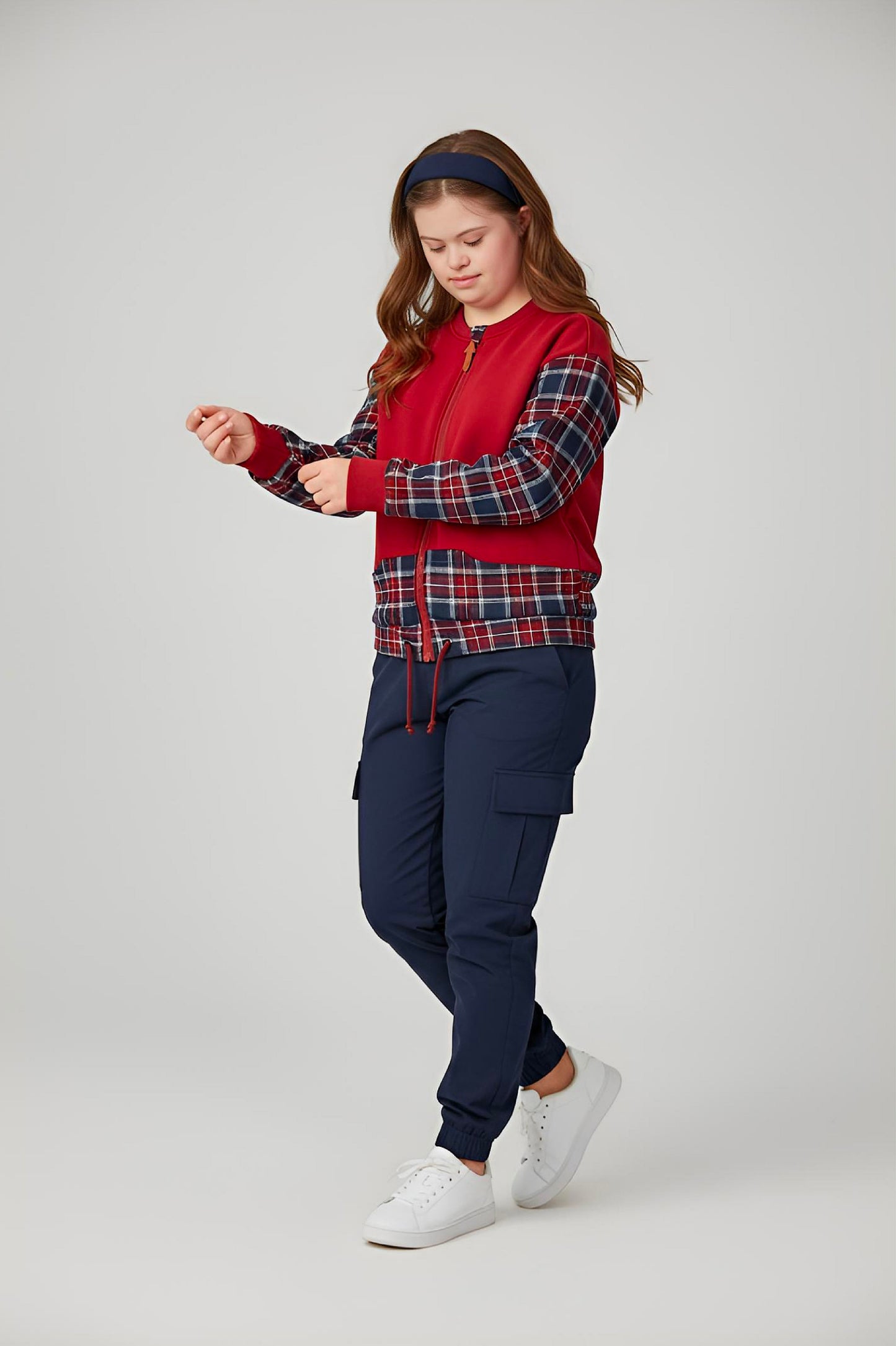 Adaptive Kids Sweatshirt: Magnetic Zipper, Easy-Undressing Sleeves