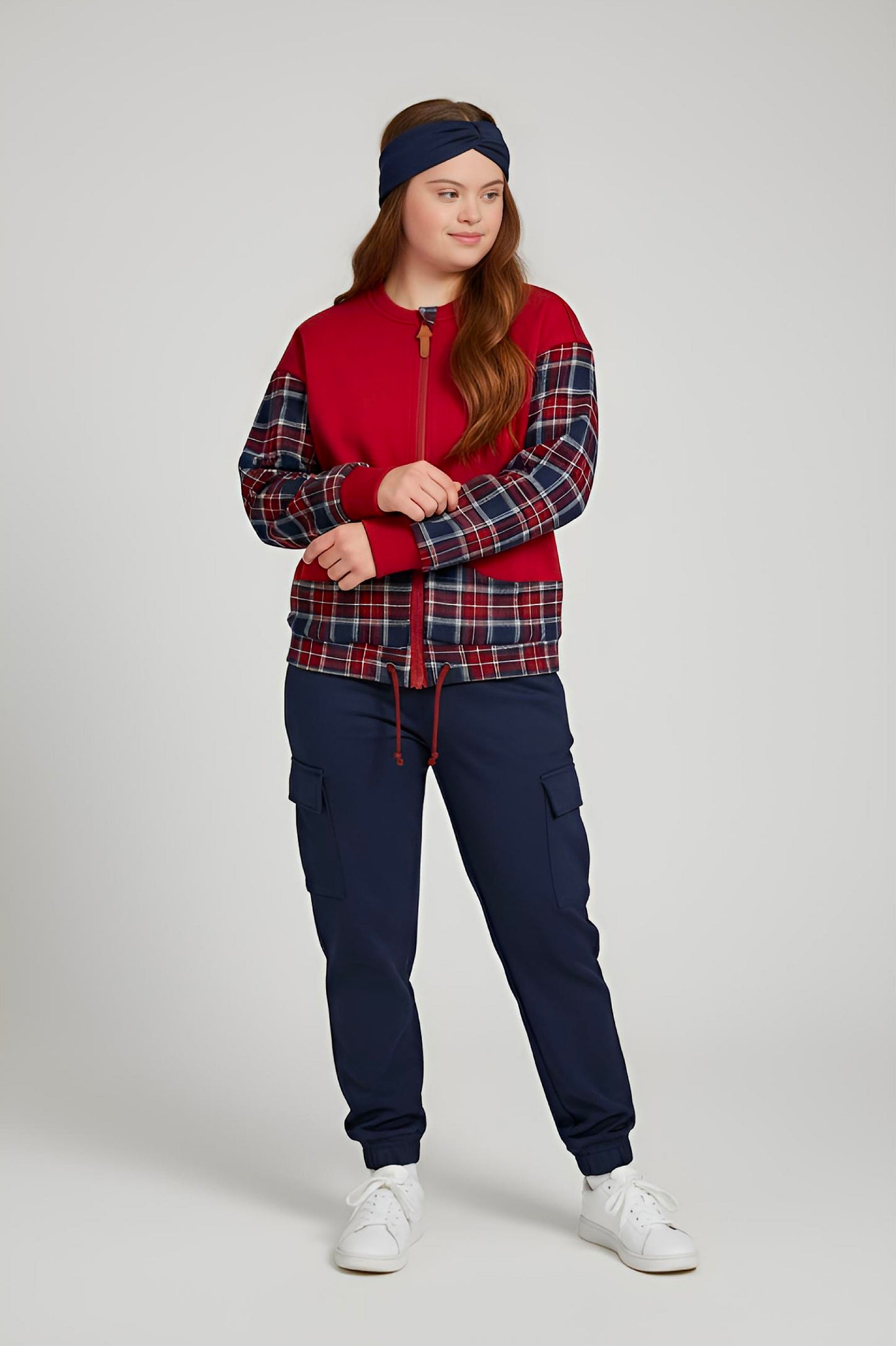 Adaptive Kids Sweatshirt: Magnetic Zipper, Easy-Undressing Sleeves