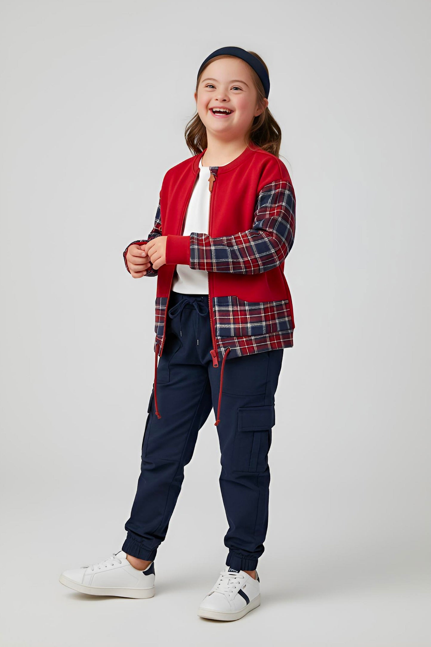 Adaptive Kids Sweatshirt: Magnetic Zipper, Easy-Undressing Sleeves