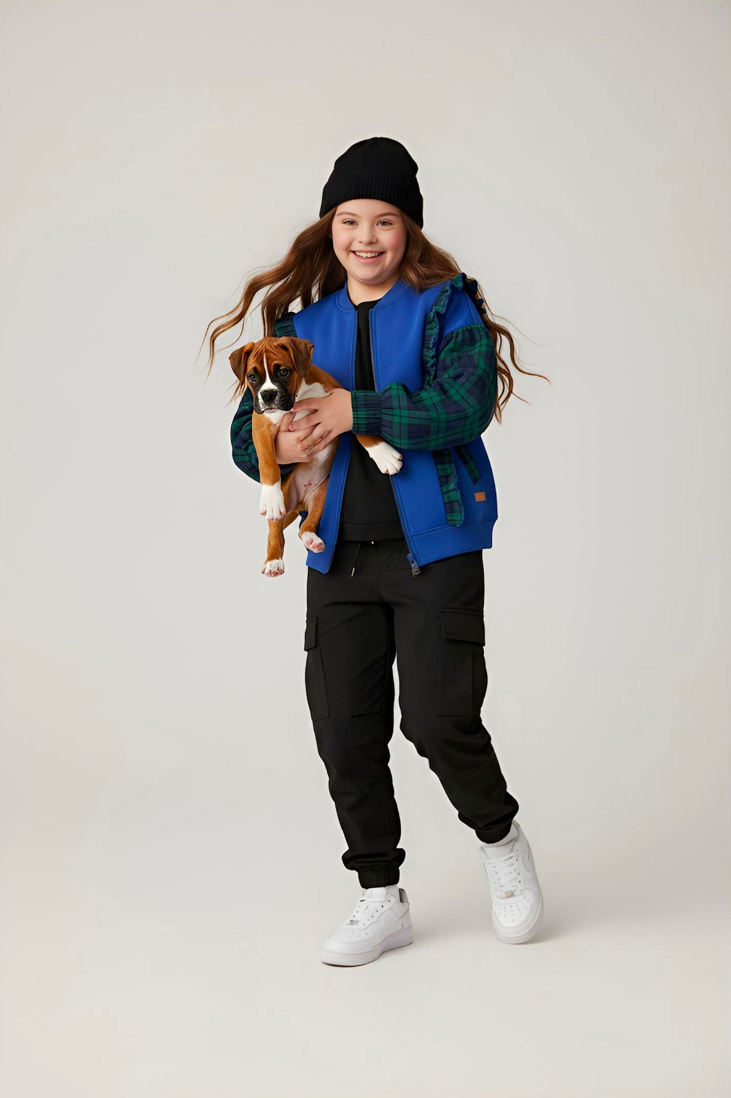 Adaptive Kids Sweatshirt, with Pockets, Magnetic Zipper & Easy-Undressing Sleeves