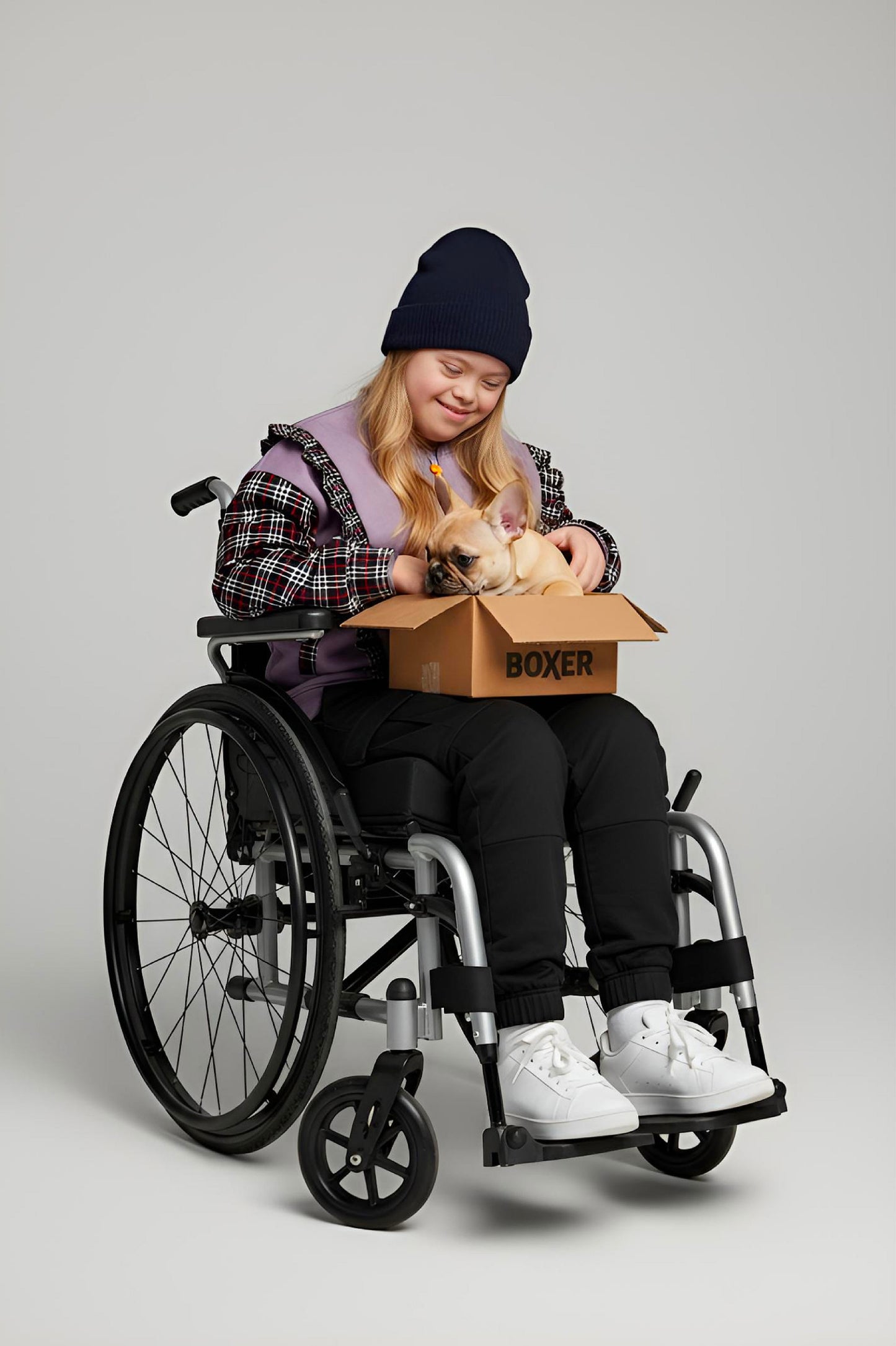 Adaptive Kids Sweatshirt, with Pockets, Magnetic Zipper & Easy-Undressing Sleeves