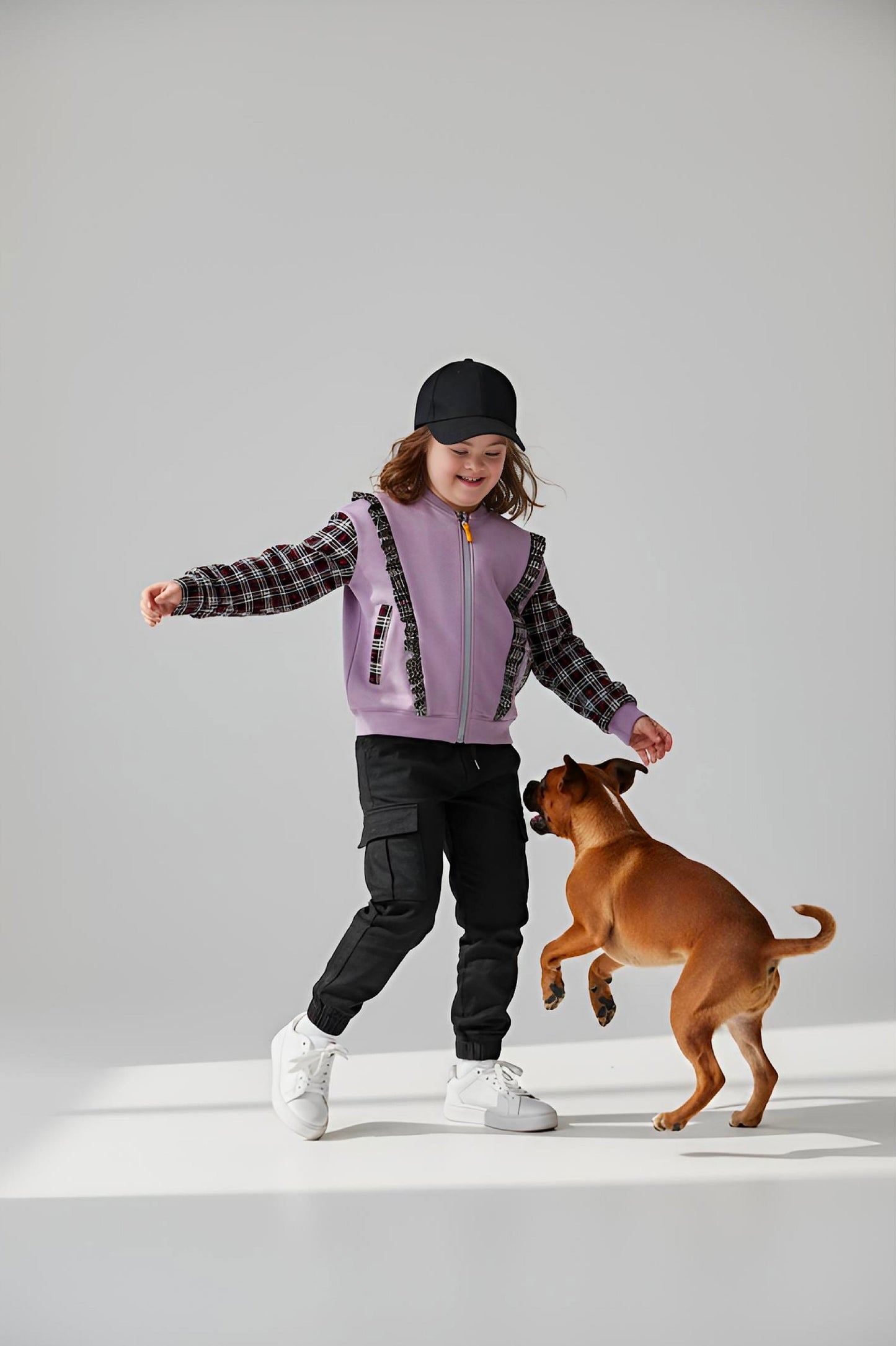 Adaptive Kids Sweatshirt, with Pockets, Magnetic Zipper & Easy-Undressing Sleeves