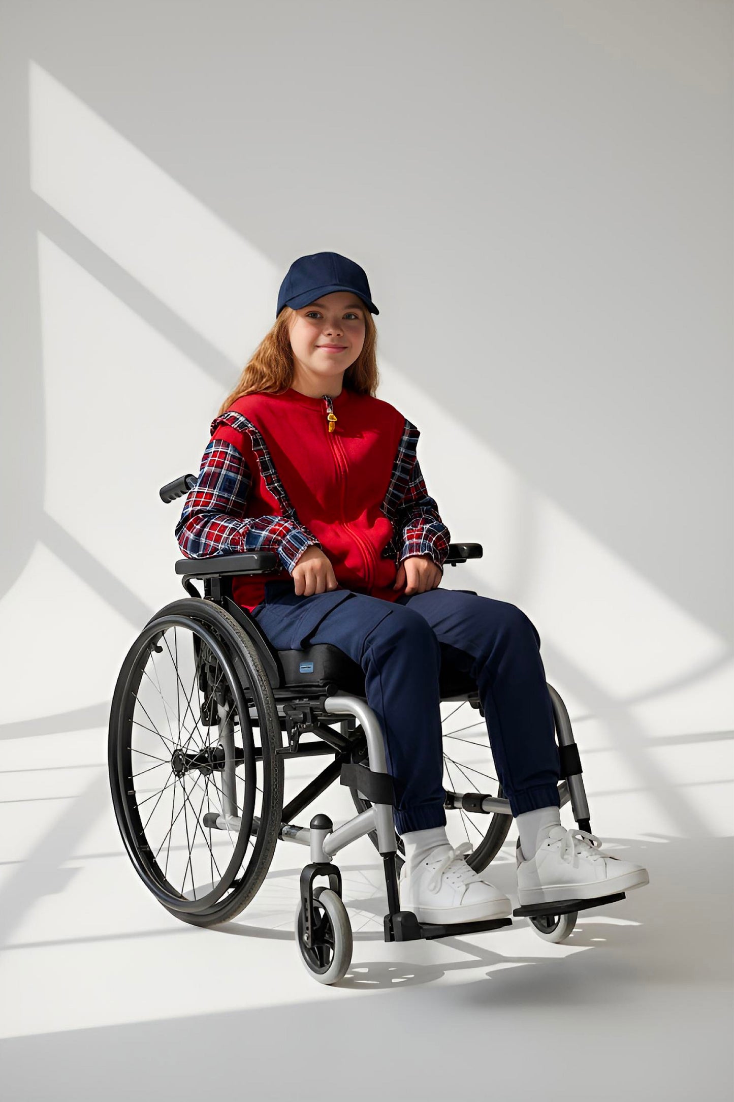 Adaptive Kids Sweatshirt, with Pockets, Magnetic Zipper & Easy-Undressing Sleeves