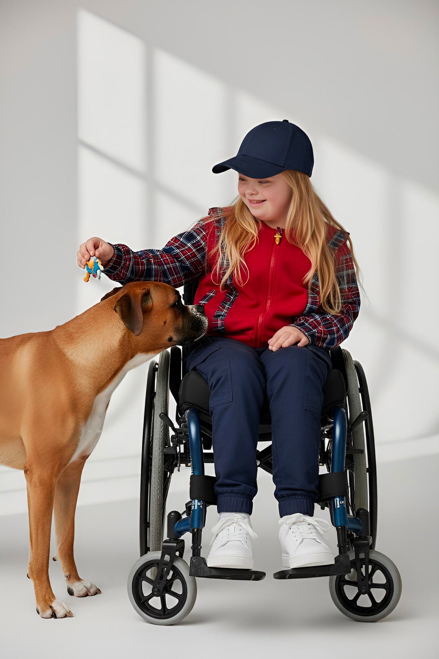 Adaptive Kids Sweatshirt, with Pockets, Magnetic Zipper & Easy-Undressing Sleeves