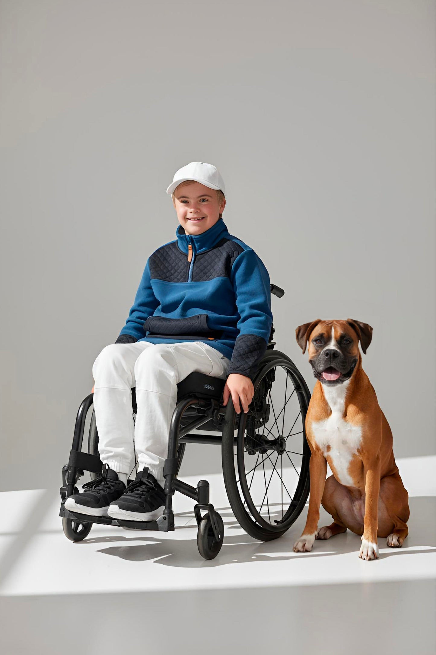 Adaptive Kids Jacket: Front Zipper, Back Flip-Flap Velcro, Easy-Undressing Sleeves