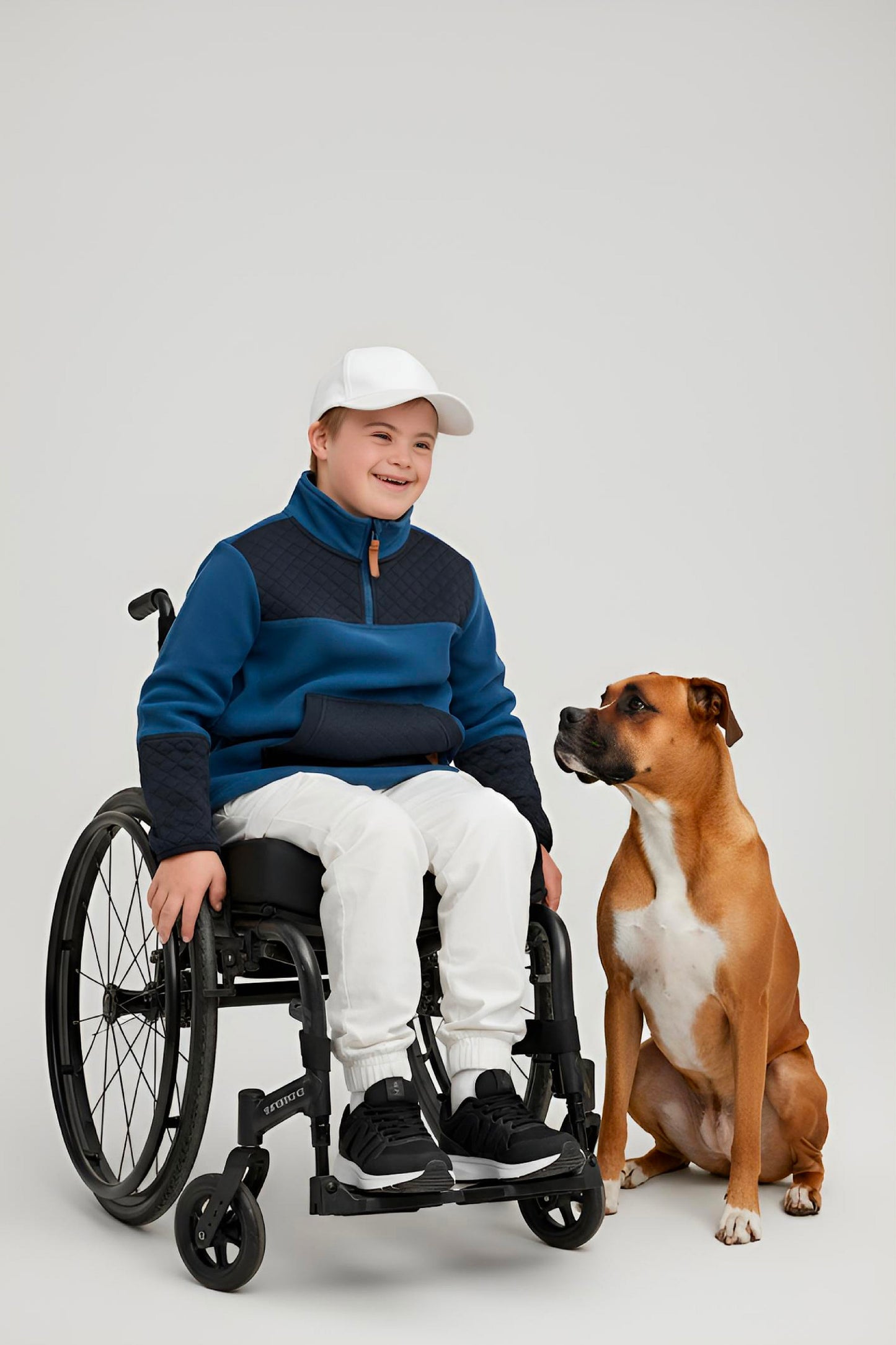 Adaptive Kids Jacket: Front Zipper, Back Flip-Flap Velcro, Easy-Undressing Sleeves