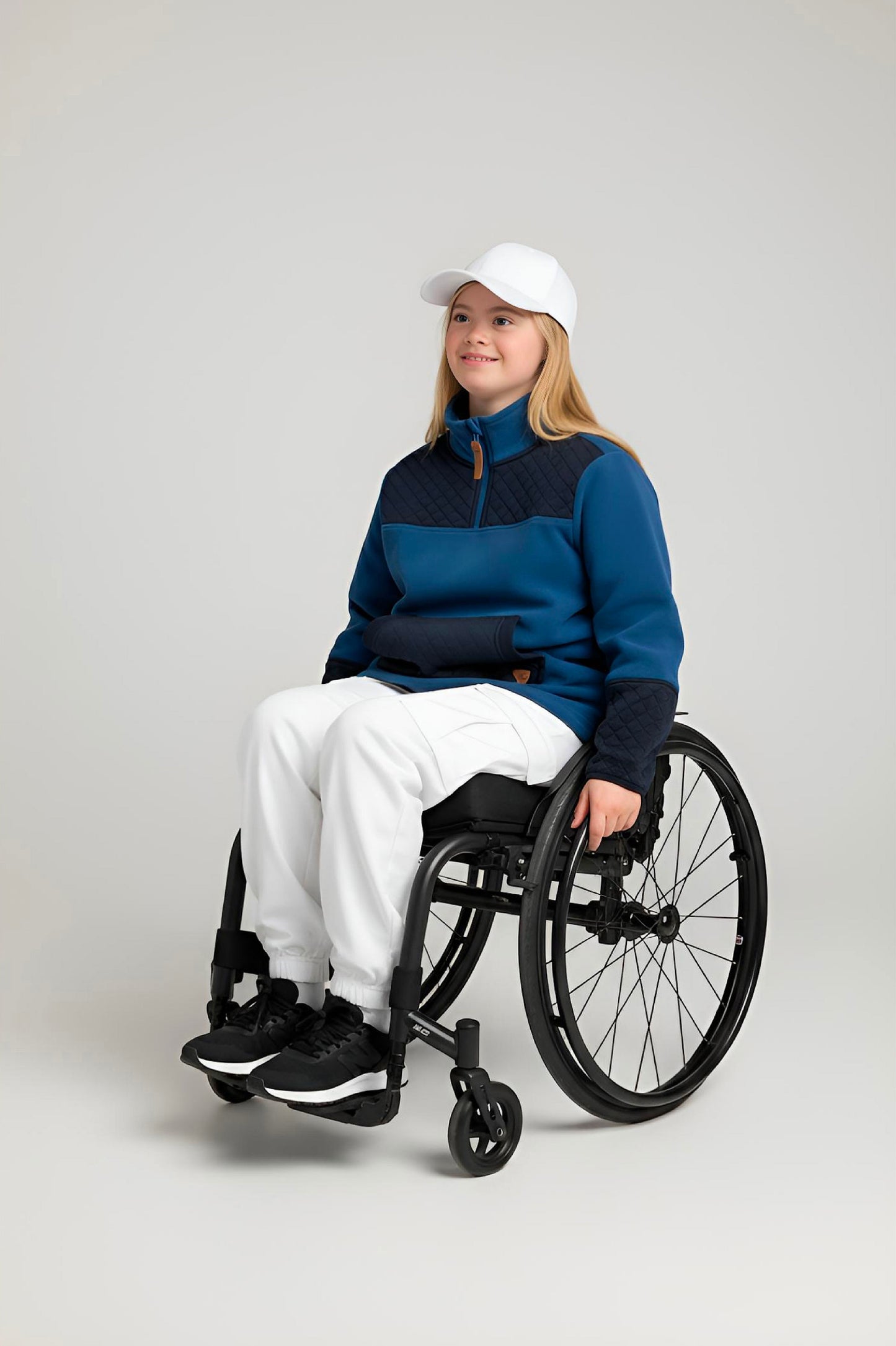 Adaptive Kids Jacket: Front Zipper, Back Flip-Flap Velcro, Easy-Undressing Sleeves