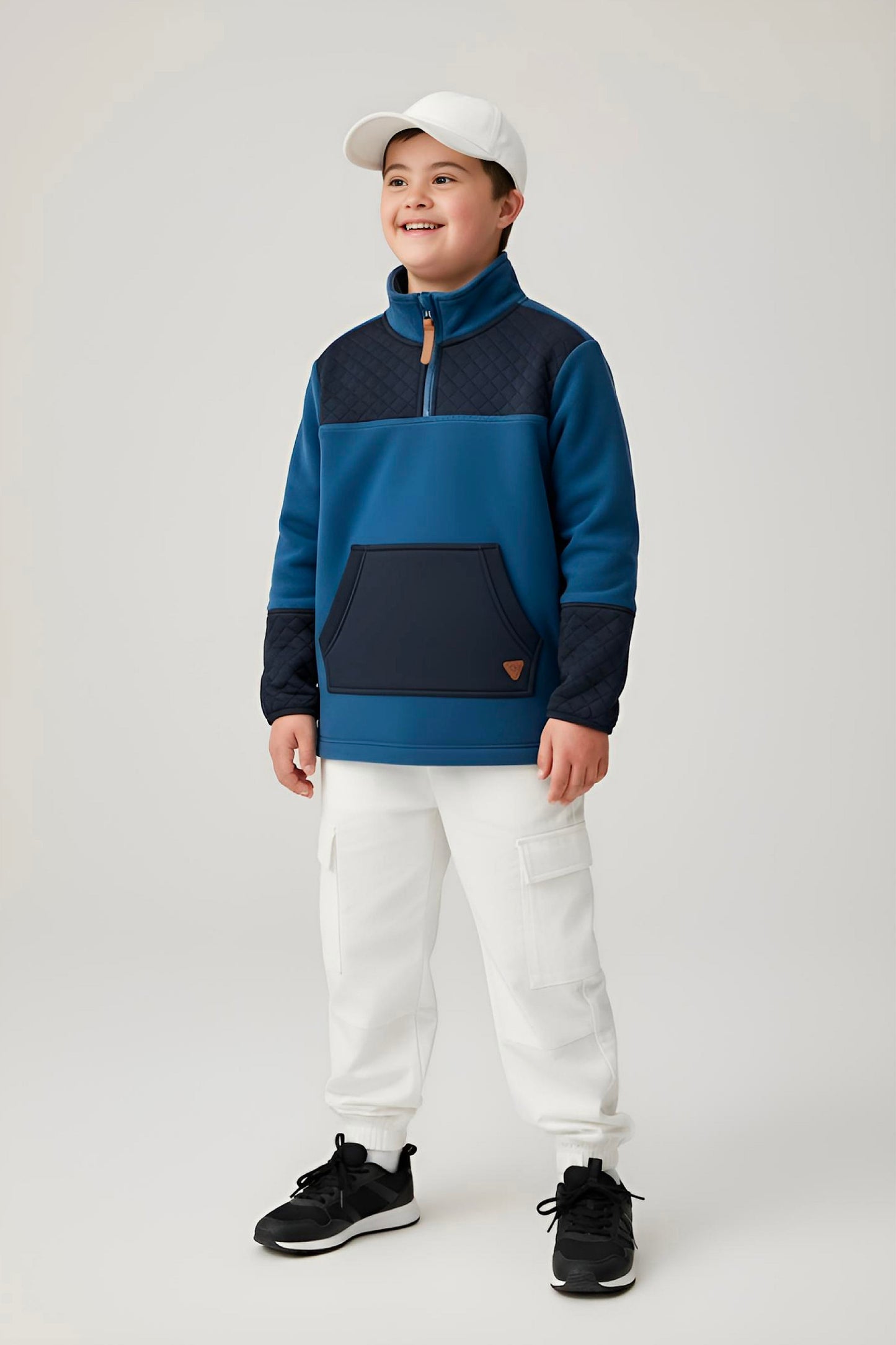 Adaptive Kids Jacket: Front Zipper, Back Flip-Flap Velcro, Easy-Undressing Sleeves