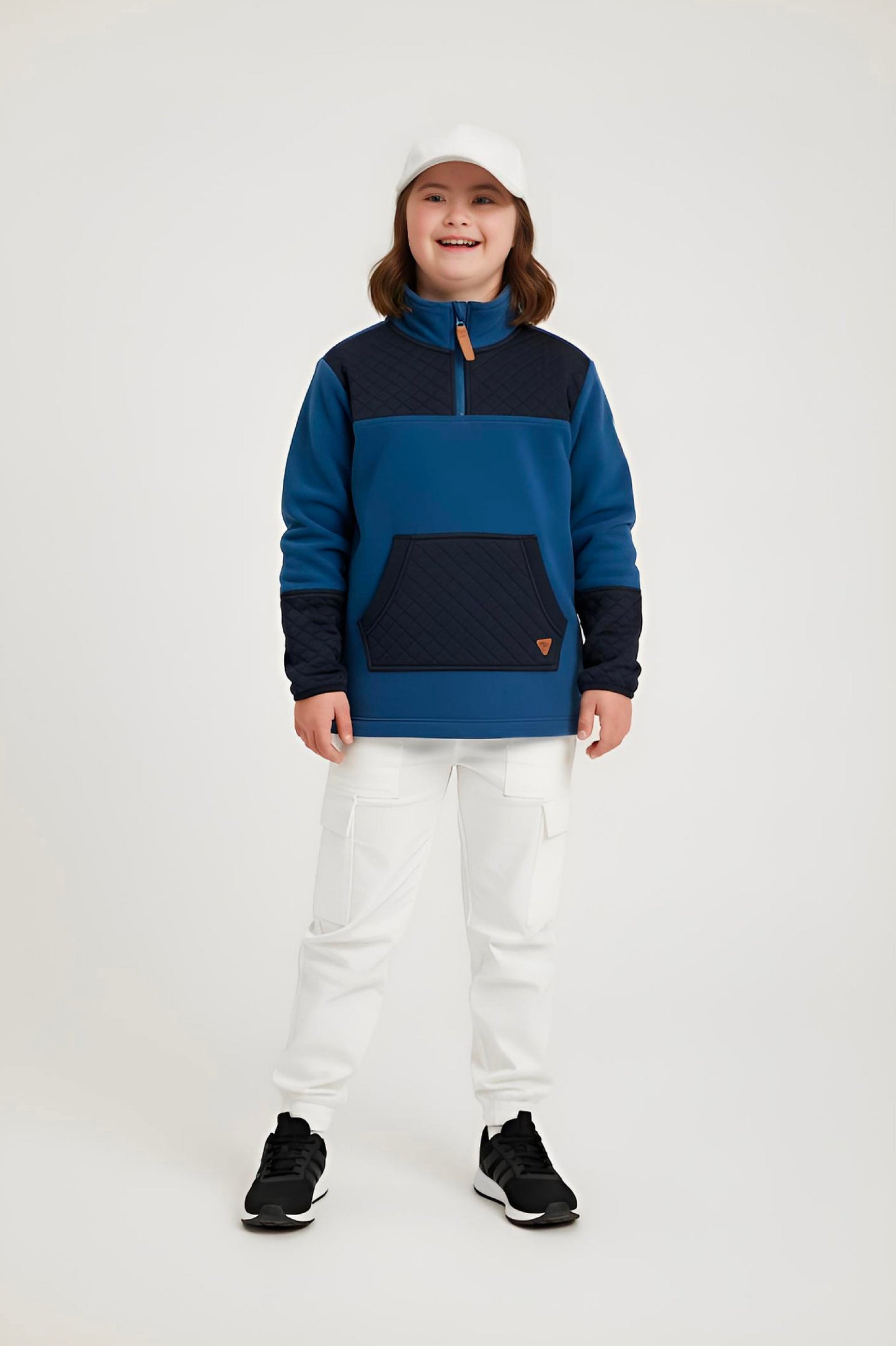 Adaptive Kids Jacket: Front Zipper, Back Flip-Flap Velcro, Easy-Undressing Sleeves