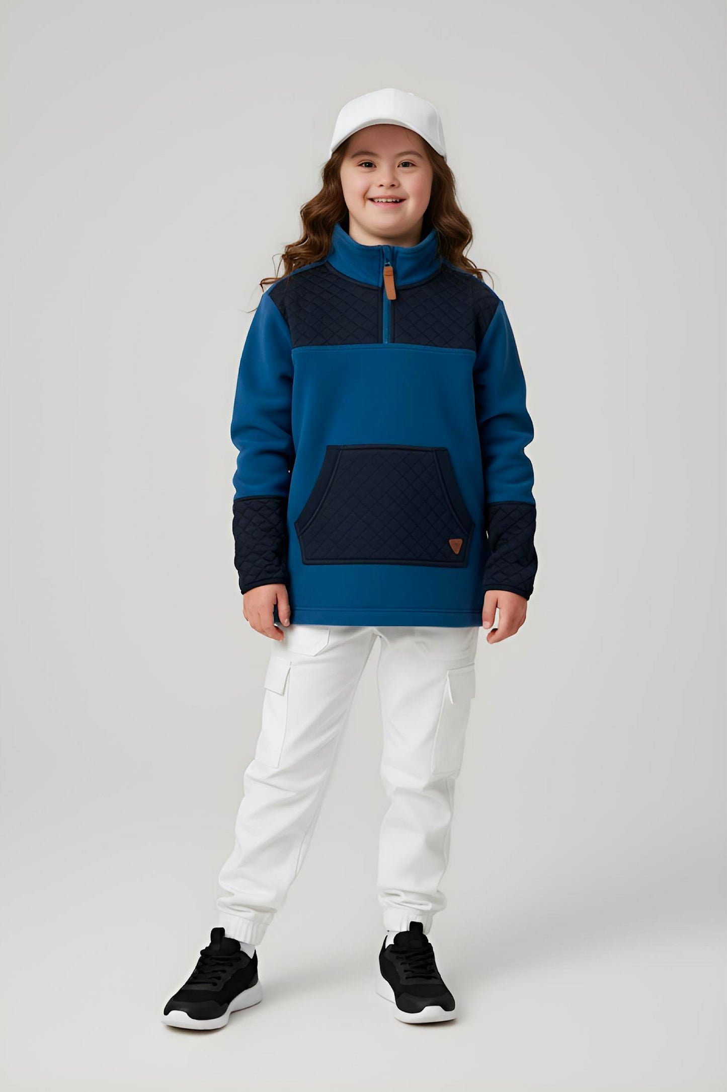 Adaptive Kids Jacket: Front Zipper, Back Flip-Flap Velcro, Easy-Undressing Sleeves