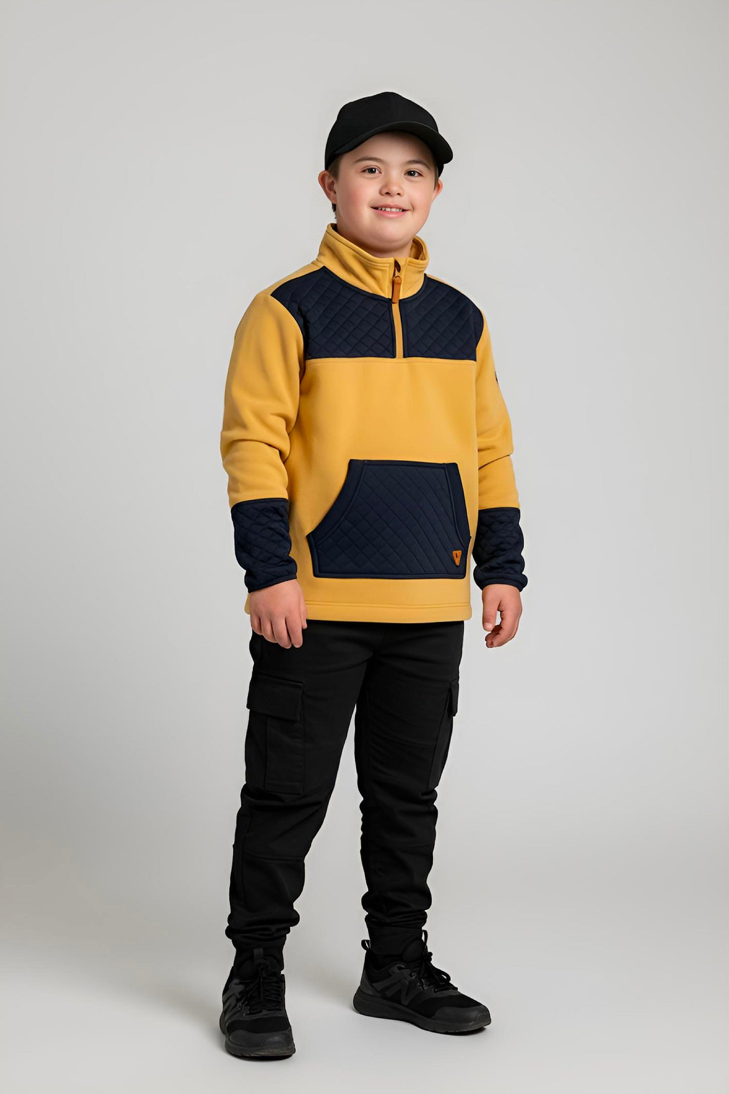 Adaptive Kids Jacket: Front Zipper, Back Flip-Flap Velcro, Easy-Undressing Sleeves