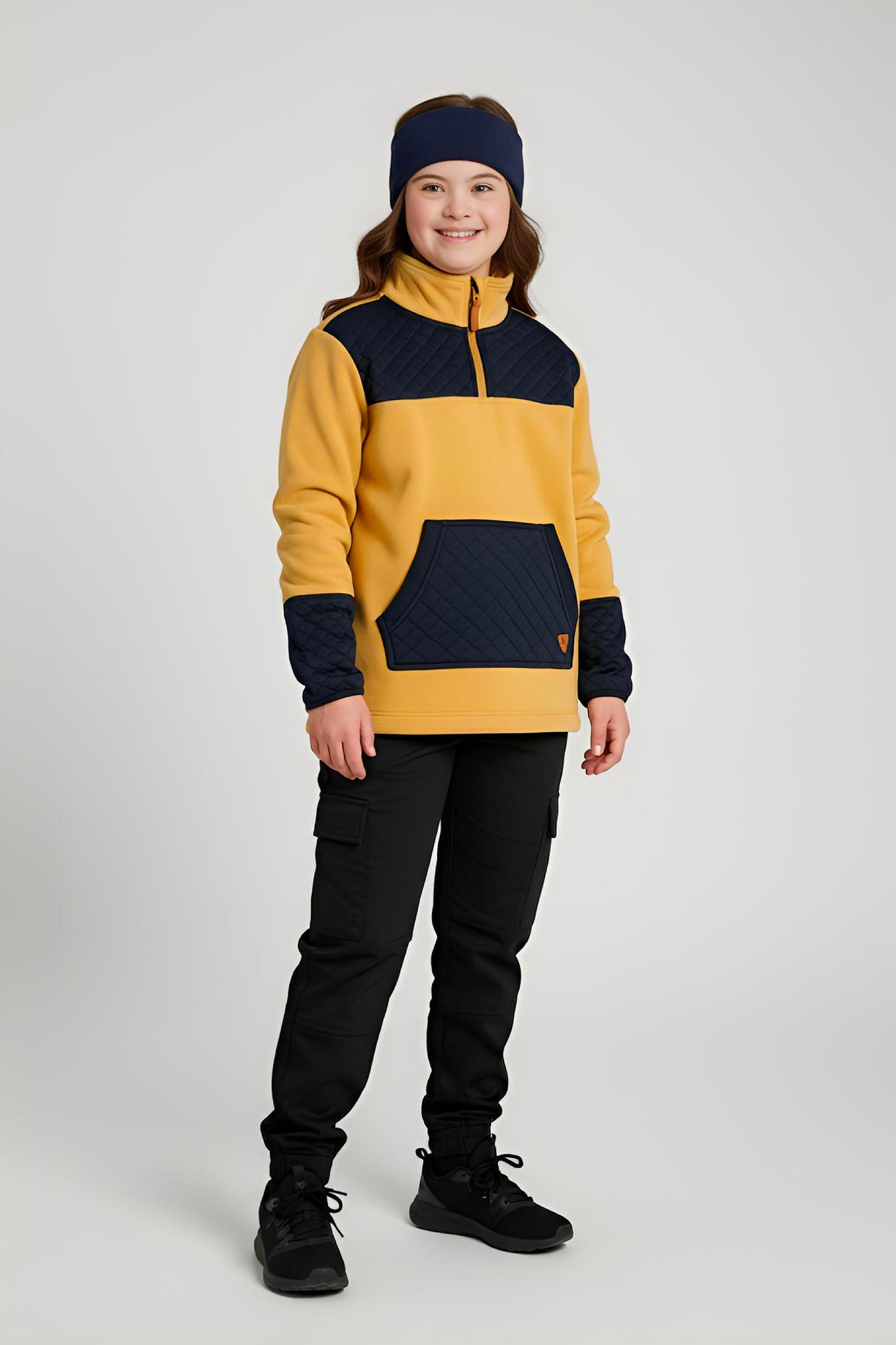 Adaptive Kids Jacket: Front Zipper, Back Flip-Flap Velcro, Easy-Undressing Sleeves