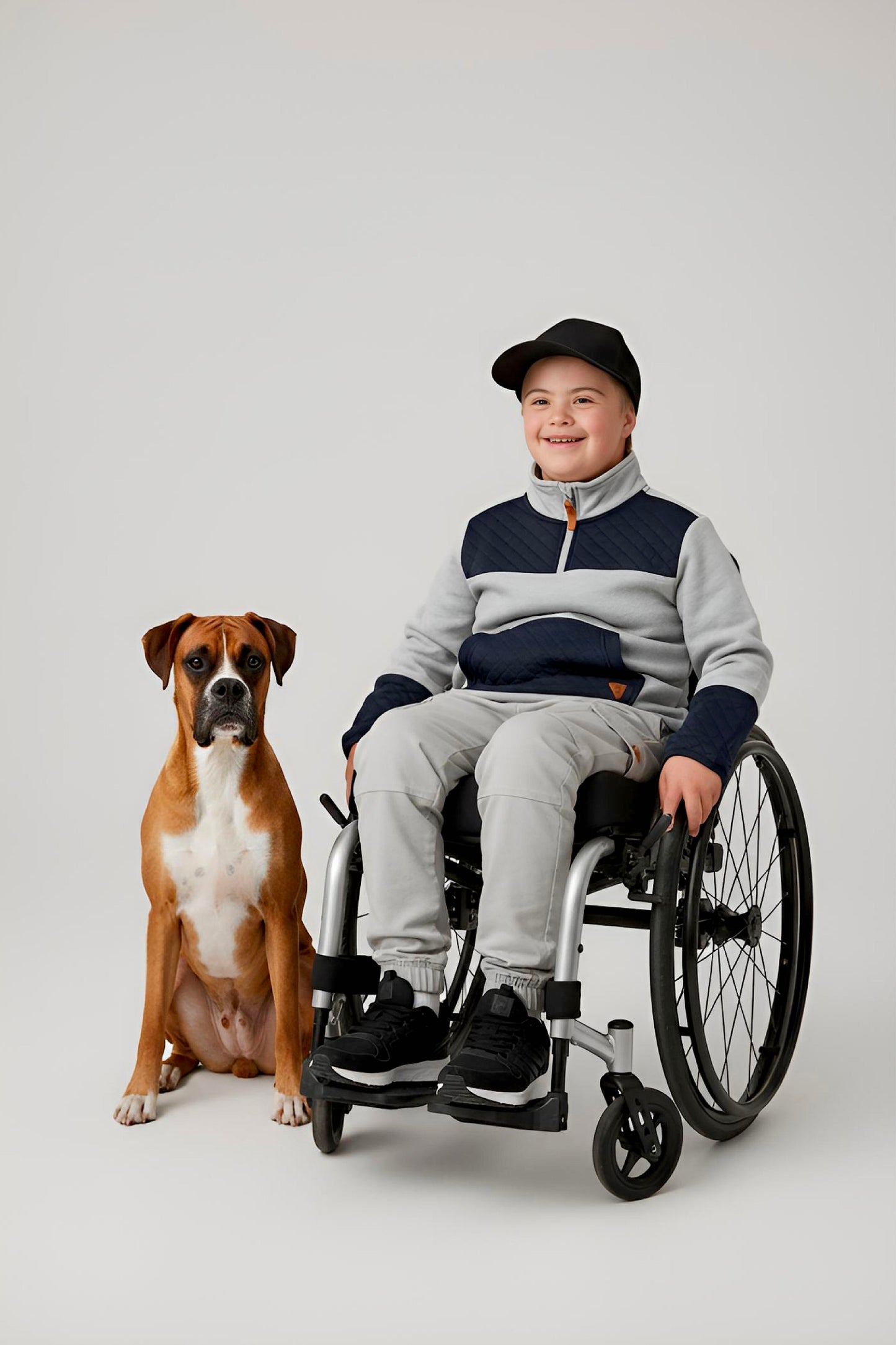 Adaptive Kids Jacket: Front Zipper, Back Flip-Flap Velcro, Easy-Undressing Sleeves