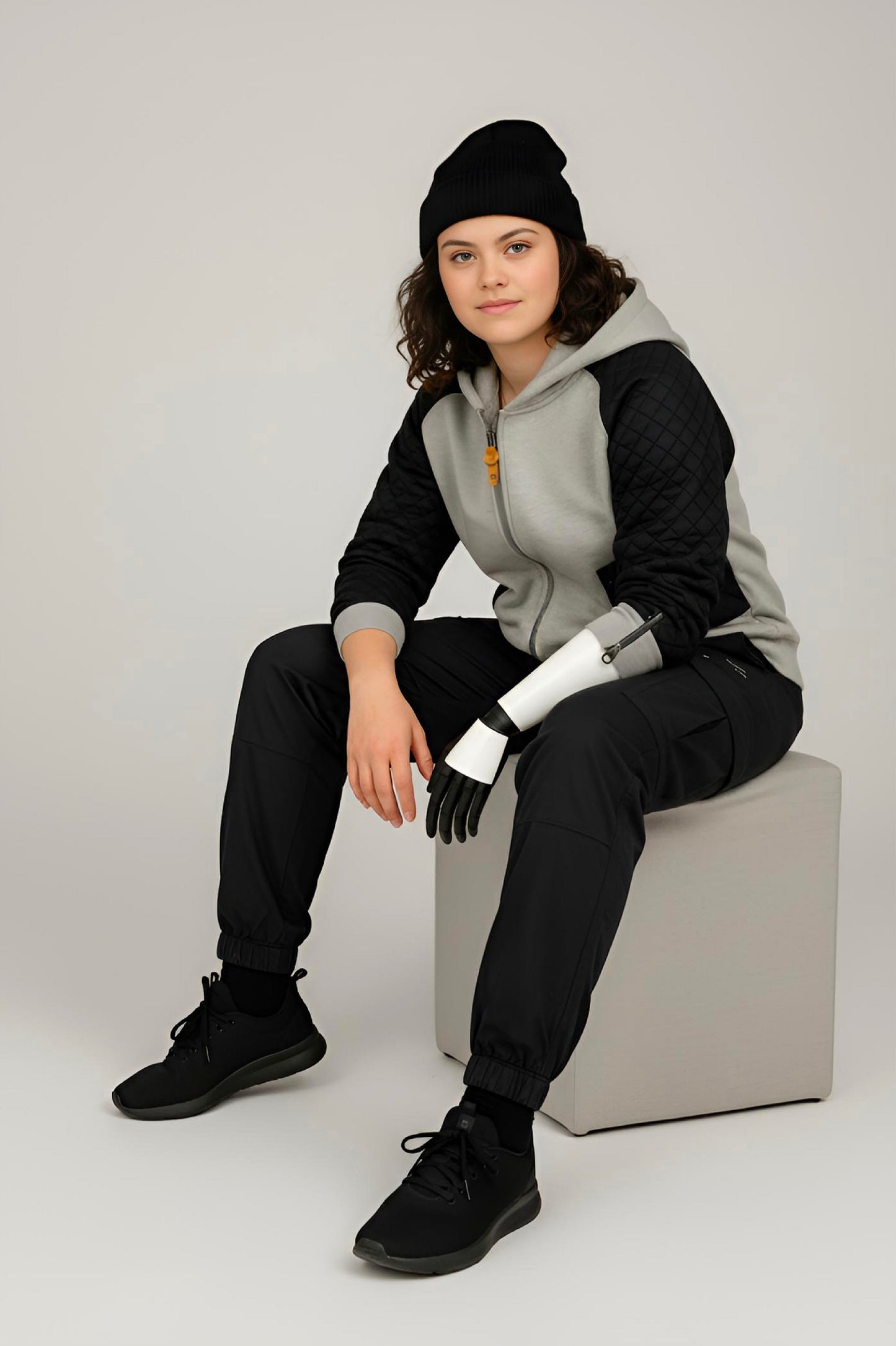 Adaptive Kids Hoodie, With Magnetic Zipper For Easy-Undressing, Fashion Sleeve & Pocket