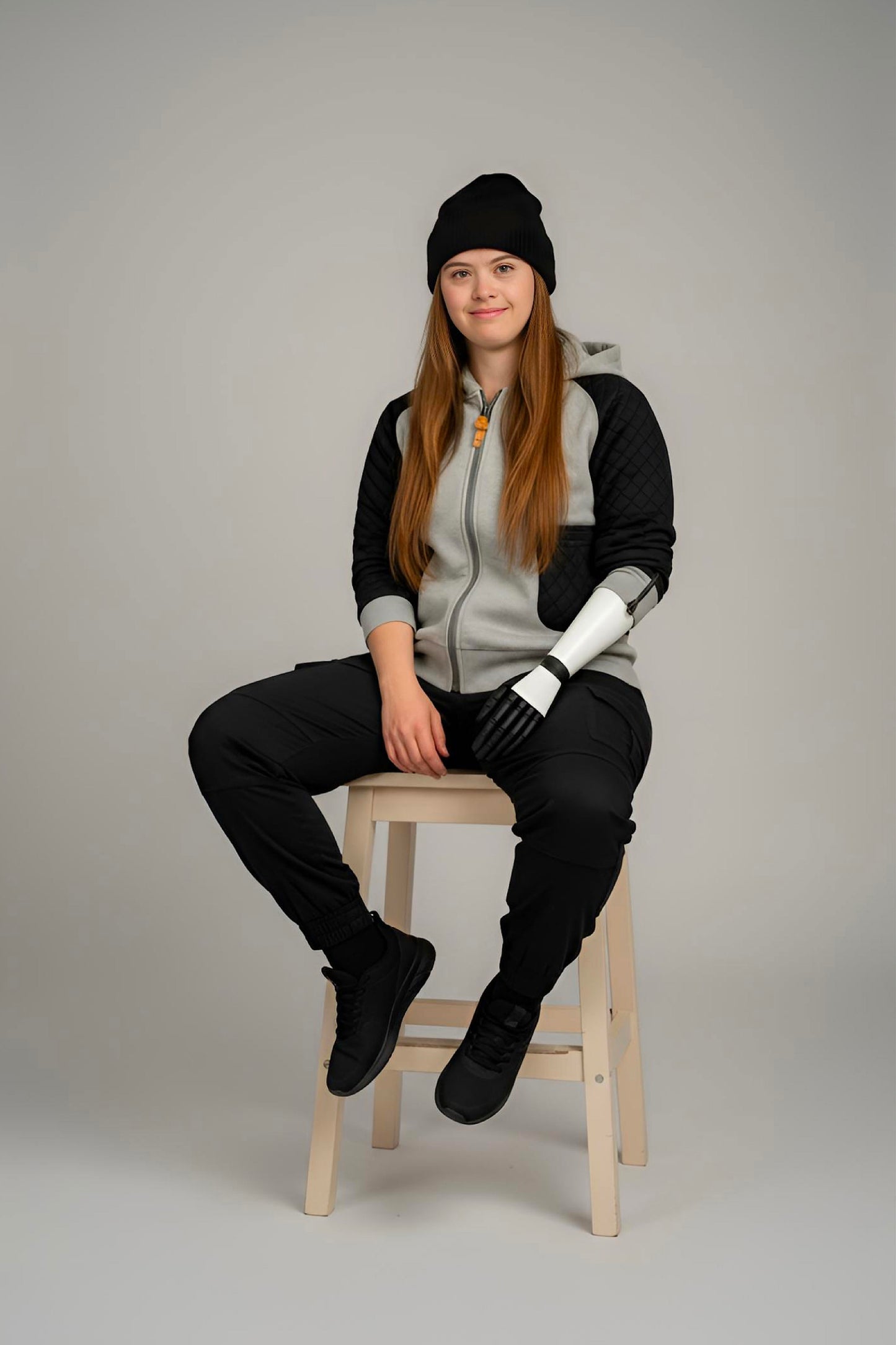 Adaptive Kids Hoodie, With Magnetic Zipper For Easy-Undressing, Fashion Sleeve & Pocket