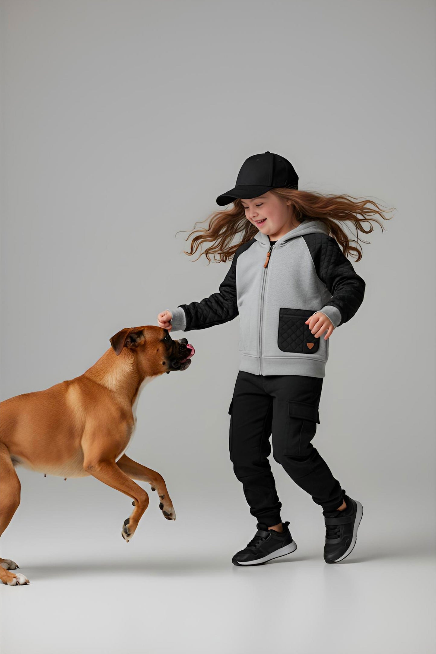 Adaptive Kids Hoodie, With Magnetic Zipper For Easy-Undressing, Fashion Sleeve & Pocket