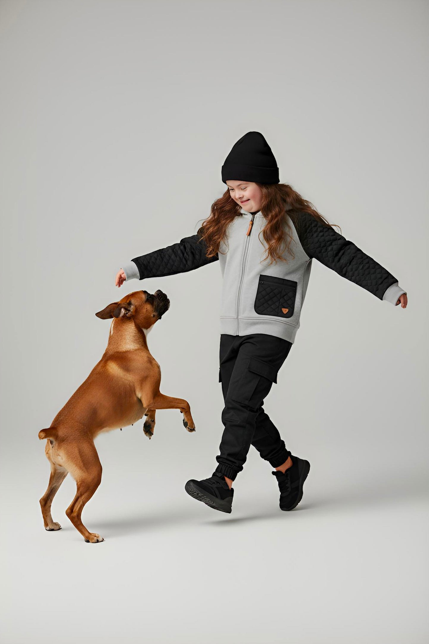 Adaptive Kids Hoodie, With Magnetic Zipper For Easy-Undressing, Fashion Sleeve & Pocket