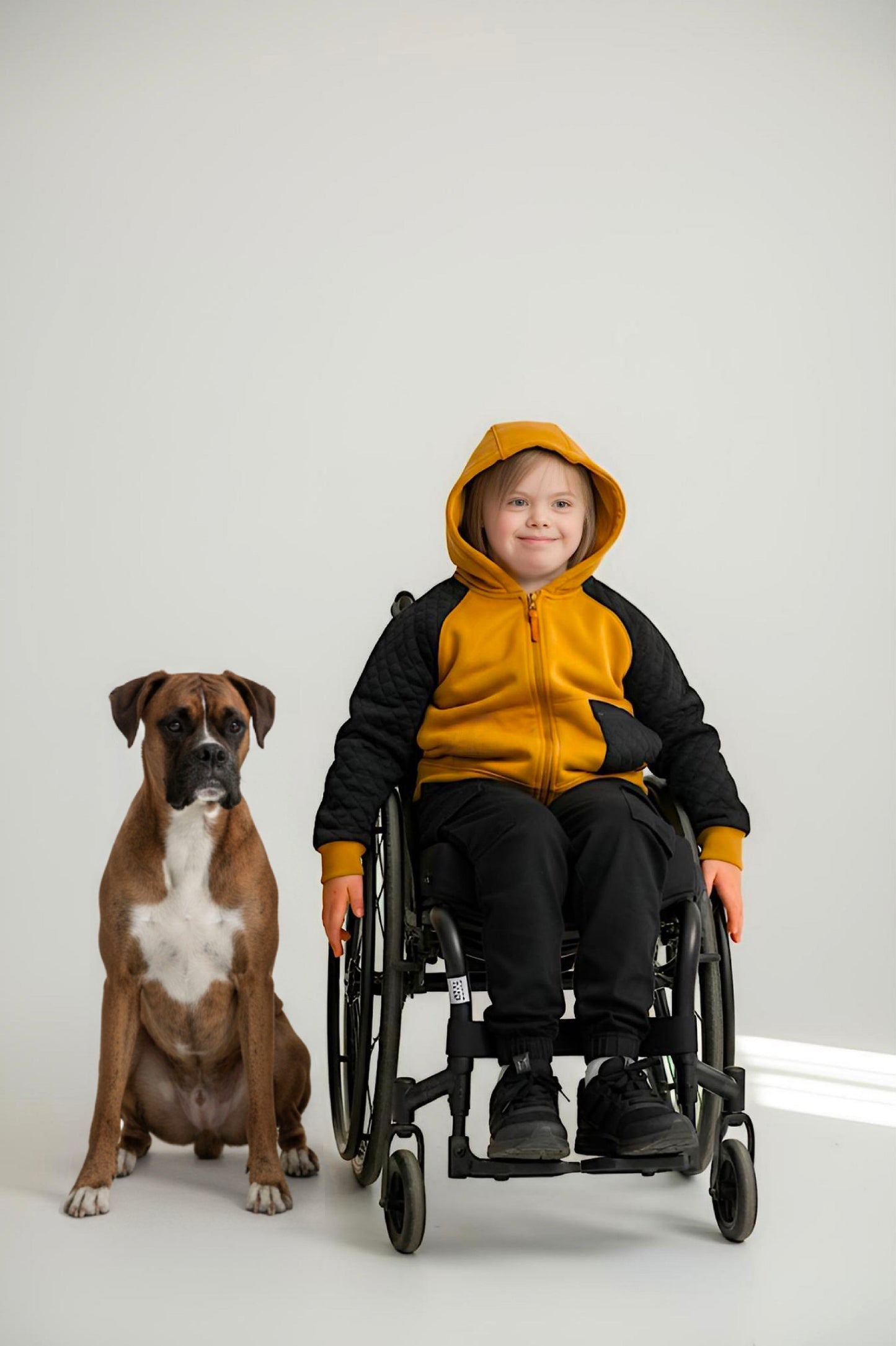 Adaptive Kids Hoodie, With Magnetic Zipper For Easy-Undressing, Fashion Sleeve & Pocket