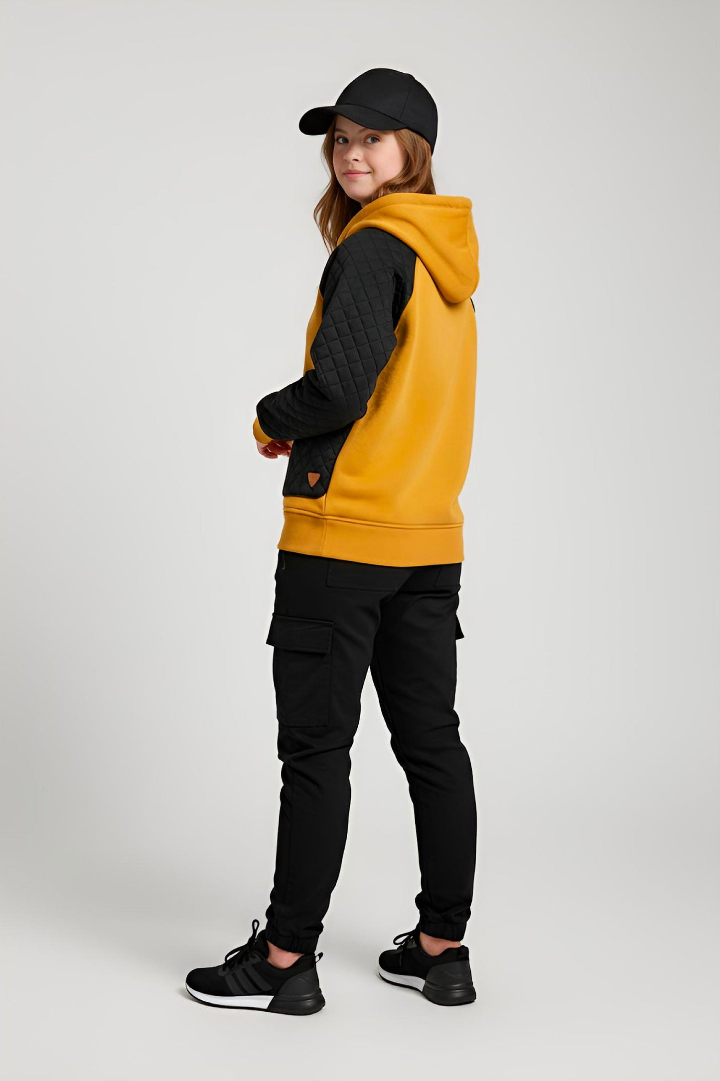 Adaptive Kids Hoodie, With Magnetic Zipper For Easy-Undressing, Fashion Sleeve & Pocket