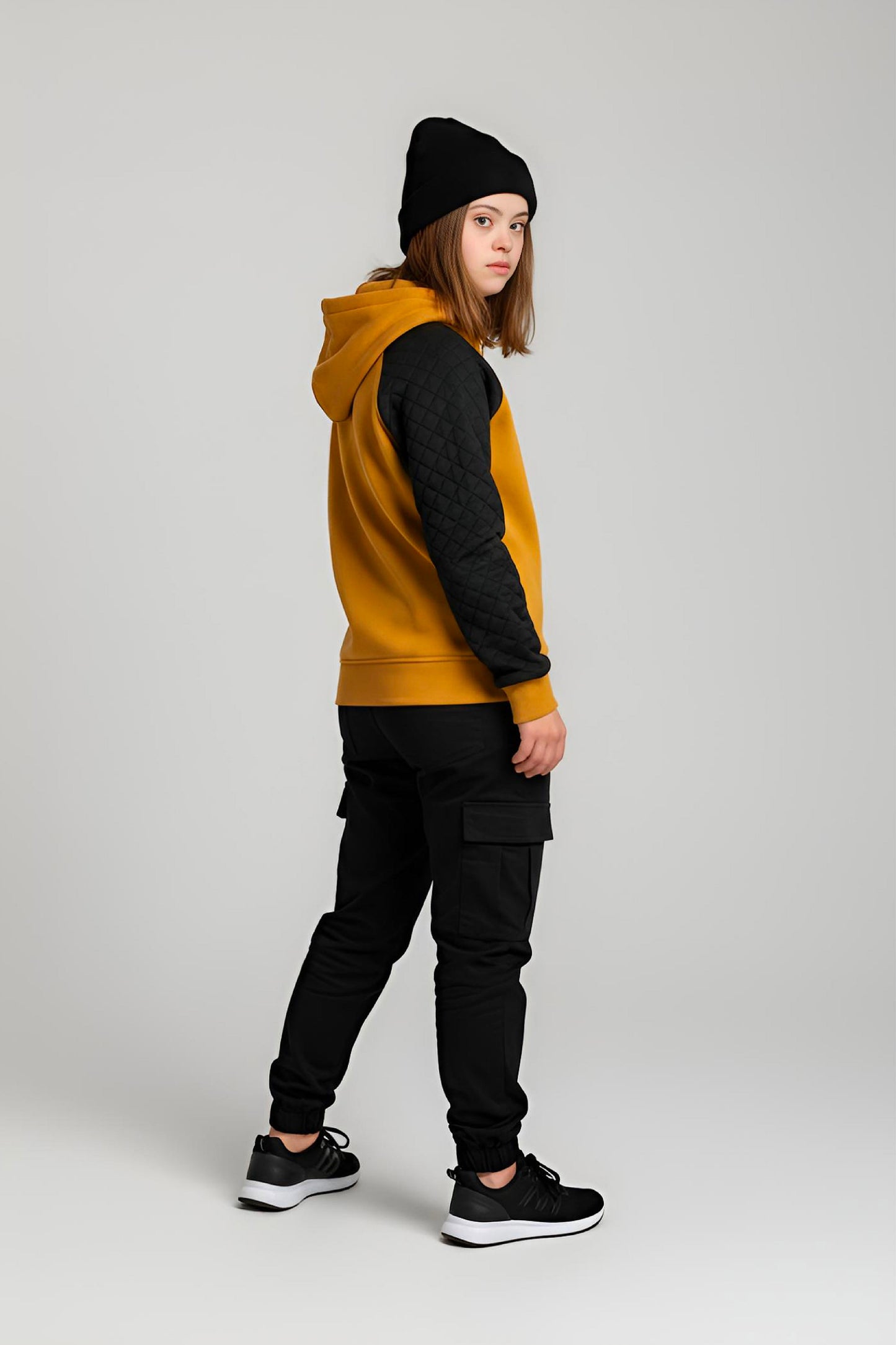 Adaptive Kids Hoodie, With Magnetic Zipper For Easy-Undressing, Fashion Sleeve & Pocket