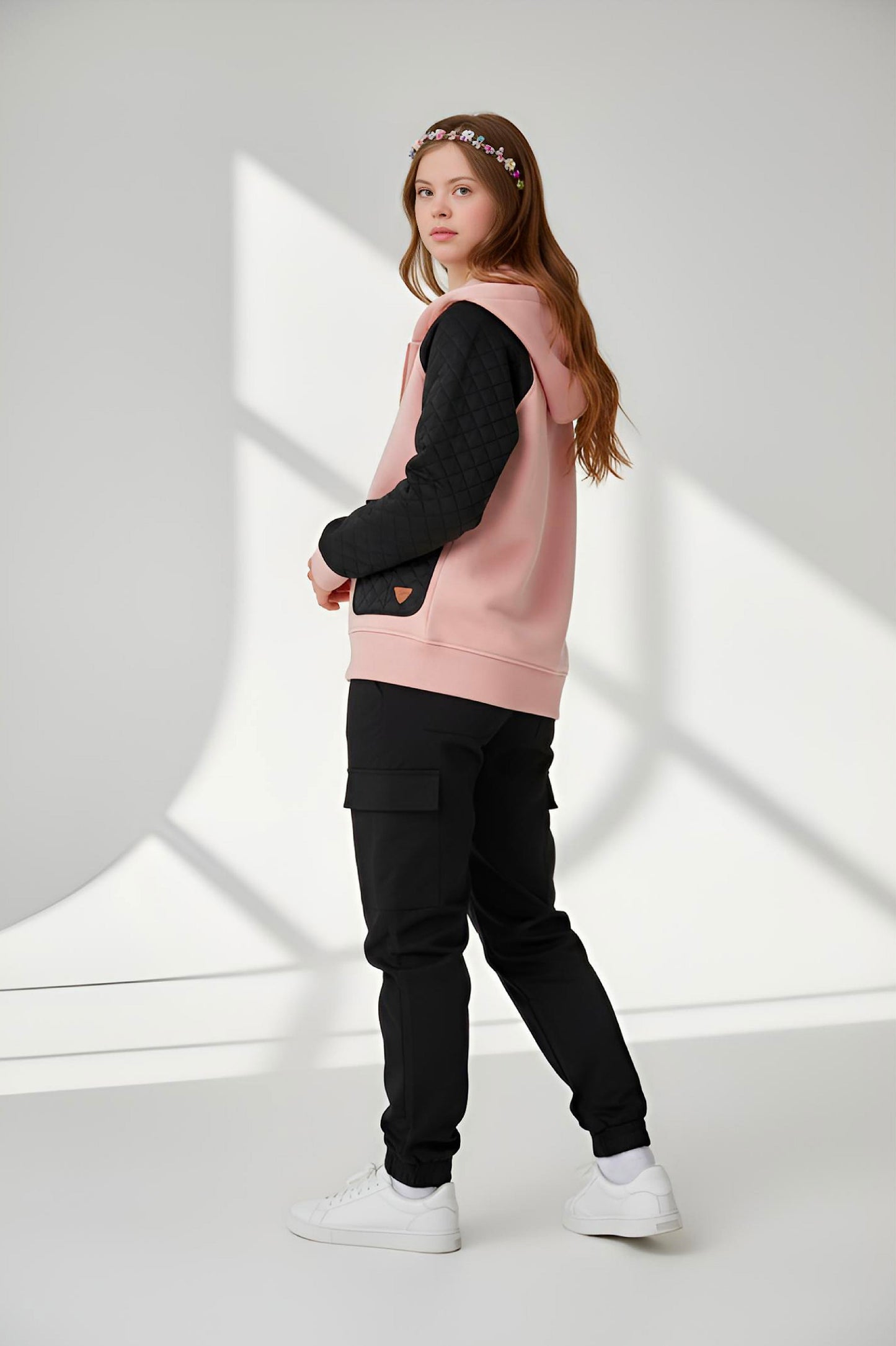 Adaptive Kids Hoodie, With Magnetic Zipper For Easy-Undressing, Fashion Sleeve & Pocket